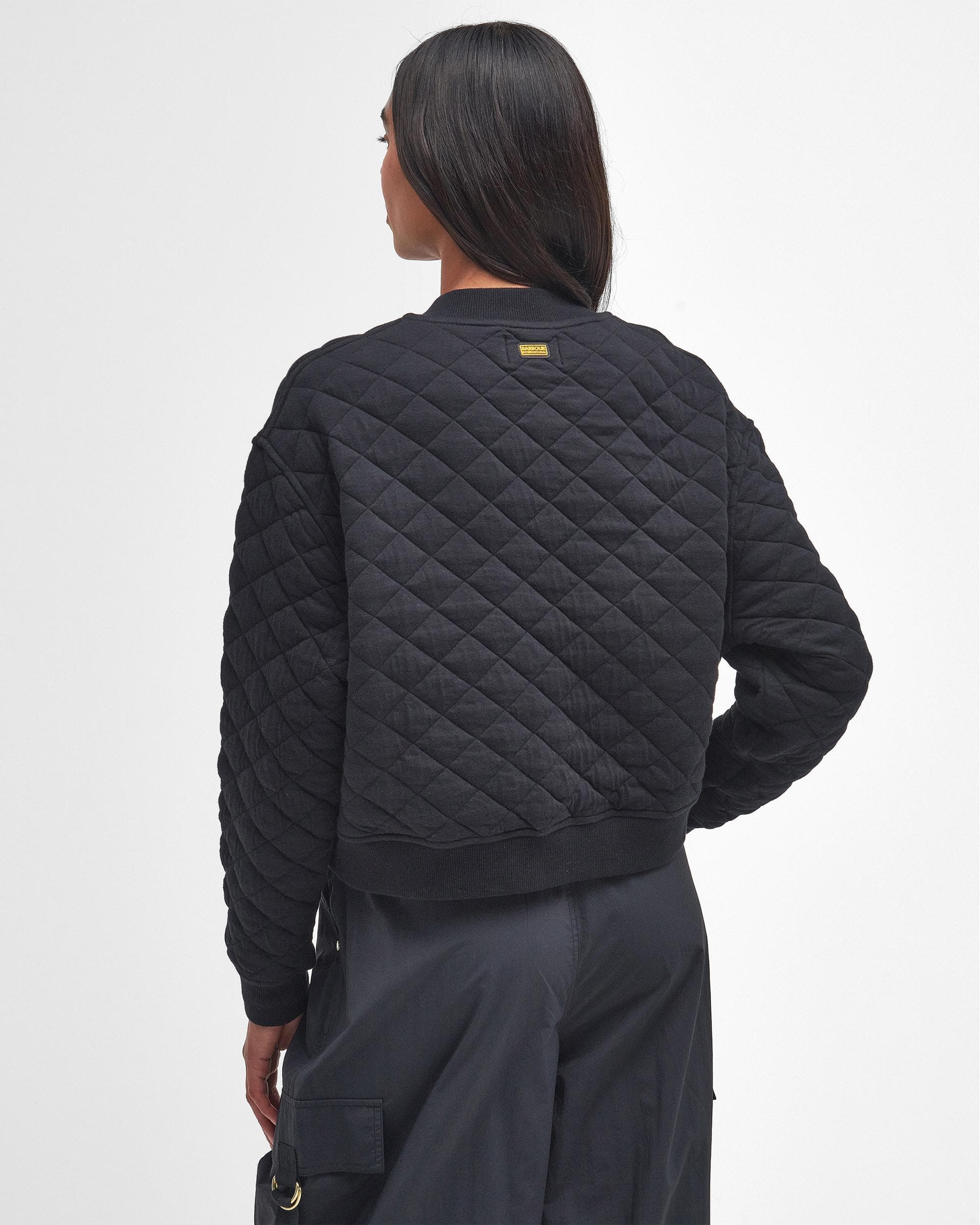 Barbour International Alicia Womens Quilted Bomber Jacket - Image 5