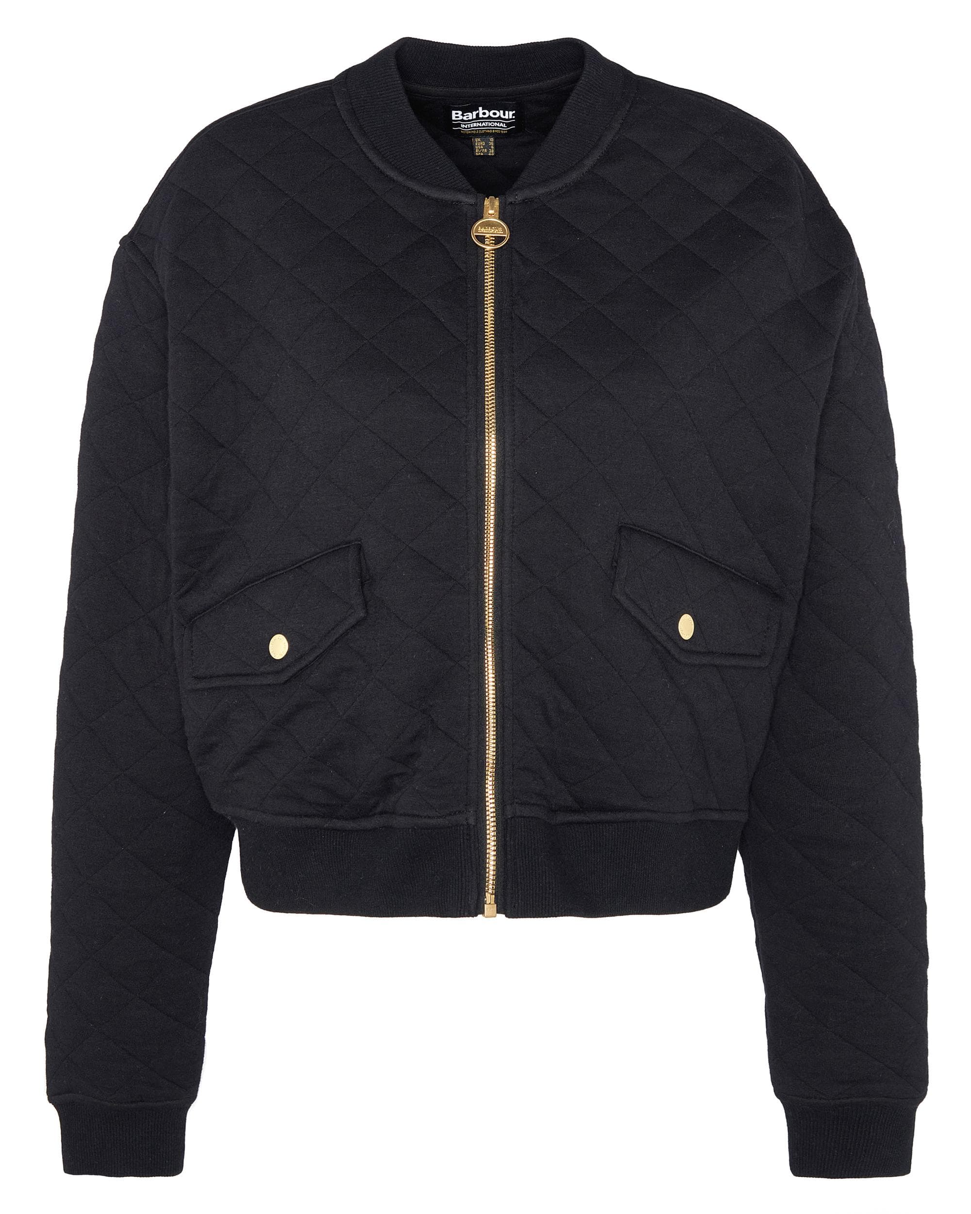 Barbour International Alicia Womens Quilted Bomber Jacket - Image 9