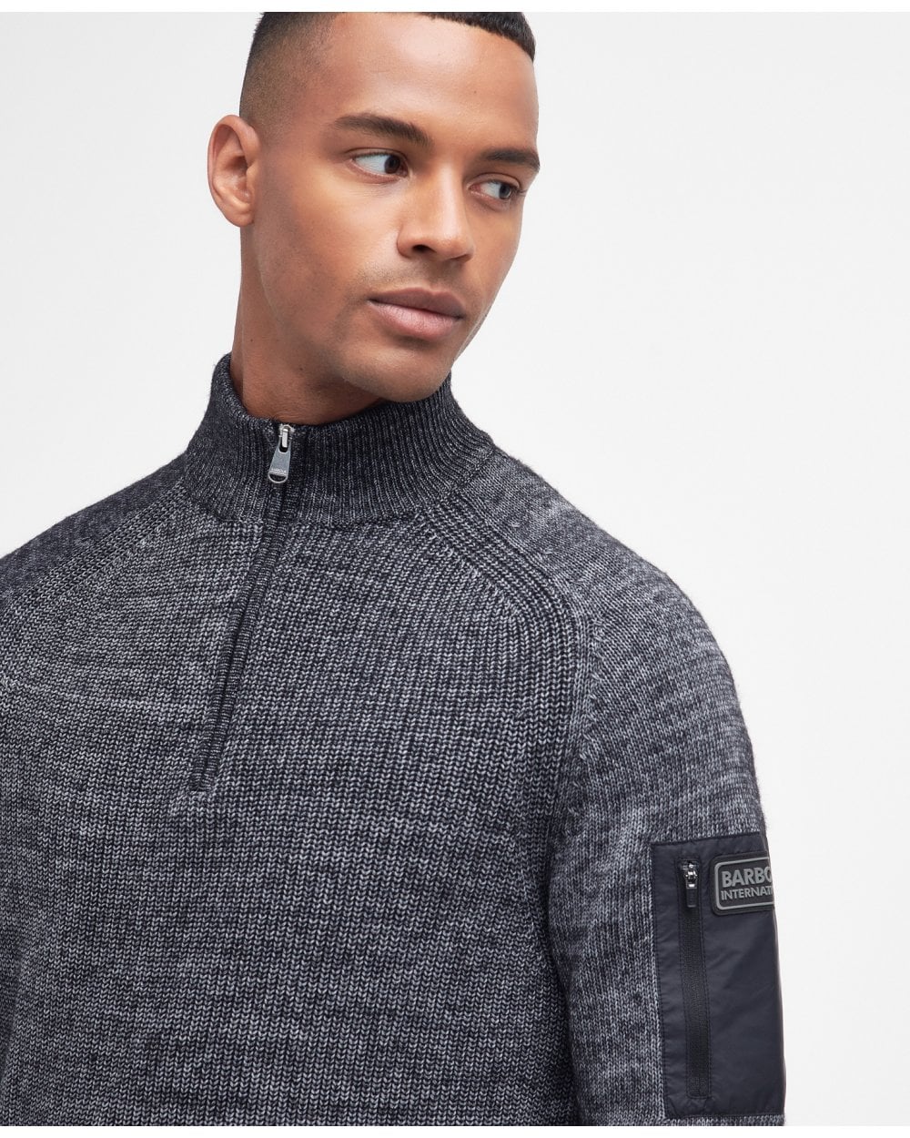 Barbour International Ammeter Mens Half-Zip Jumper - Image 5