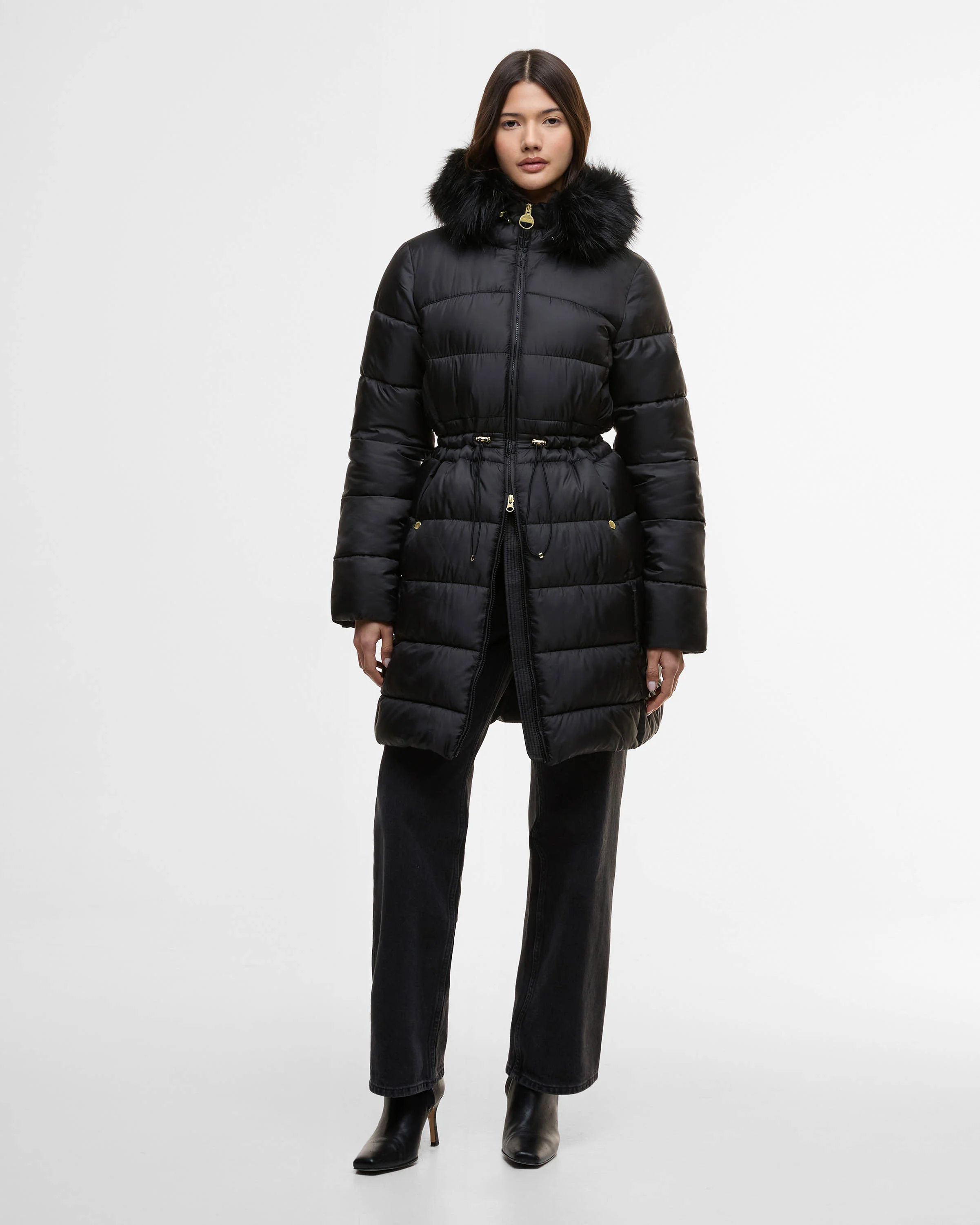 Barbour International Anastasia Womens Puffer Jacket - Black - Image 3
