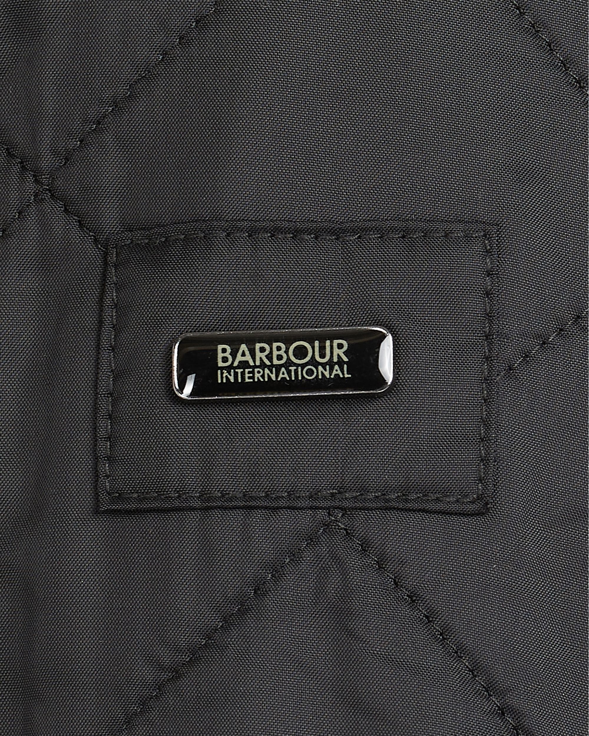 Barbour International Ariel Mens Polarquilt Jacket - Black - Image 6