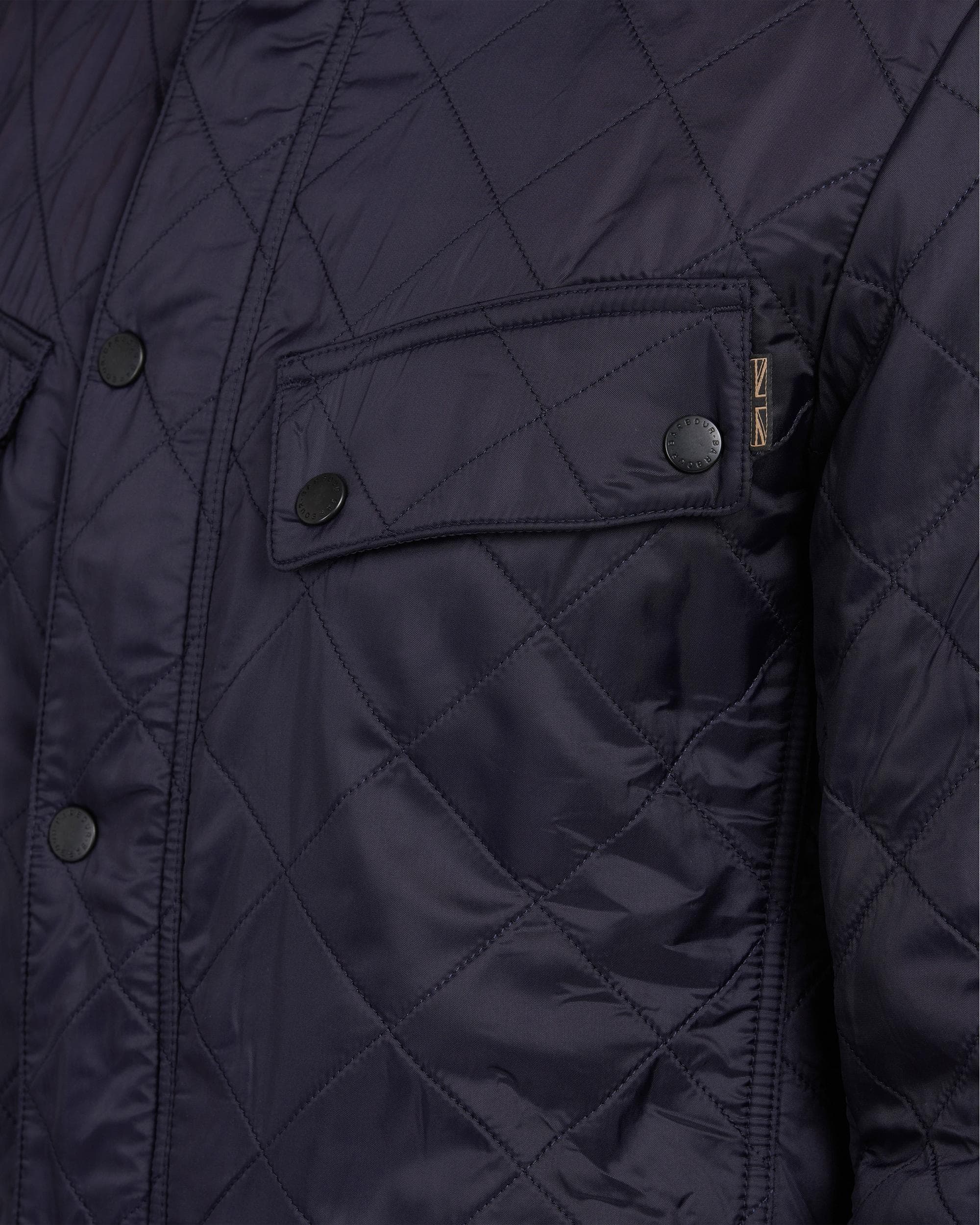 Barbour International Ariel Mens Polarquilt Jacket - Navy - Image 5