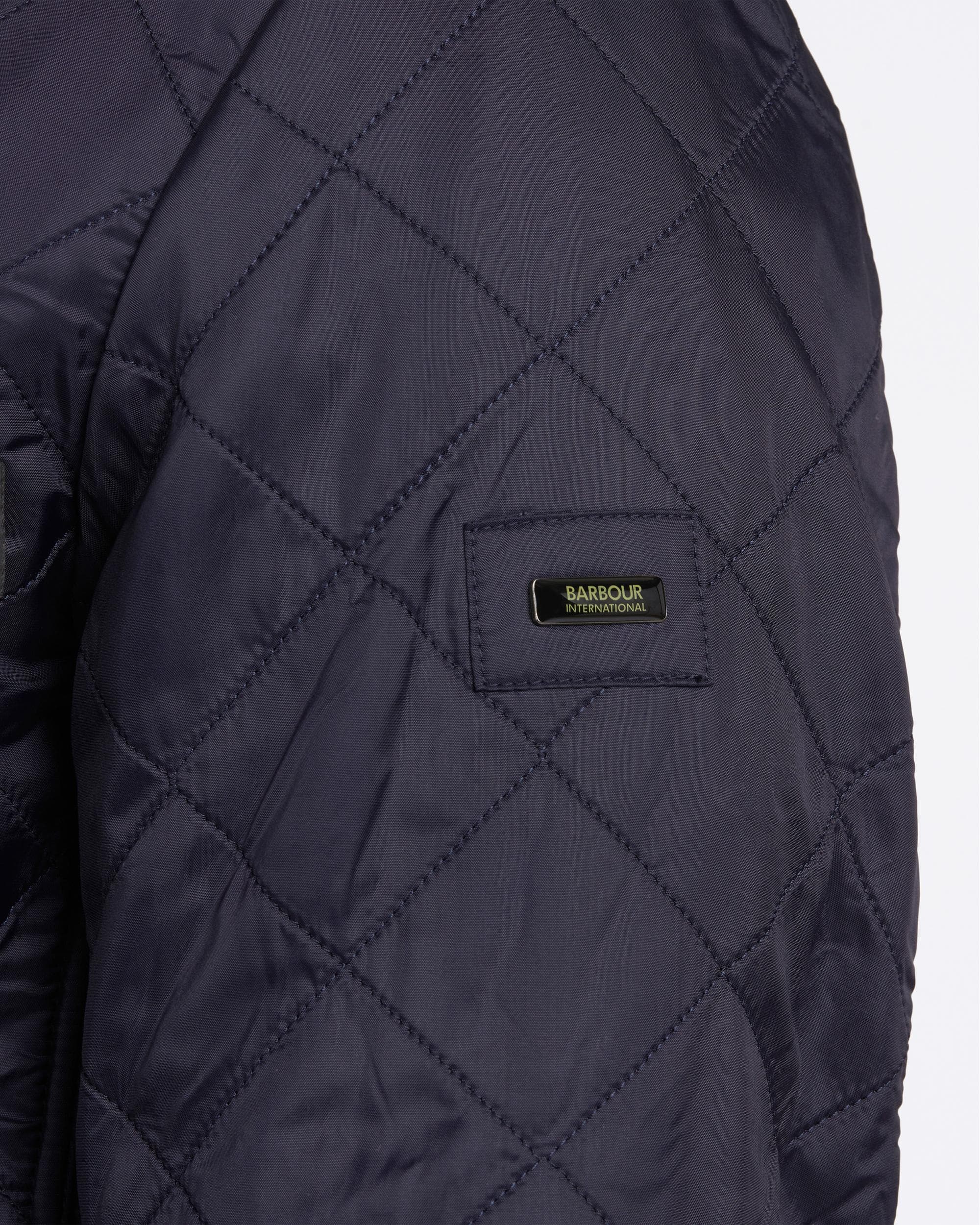Barbour International Ariel Mens Polarquilt Jacket - Navy - Image 6
