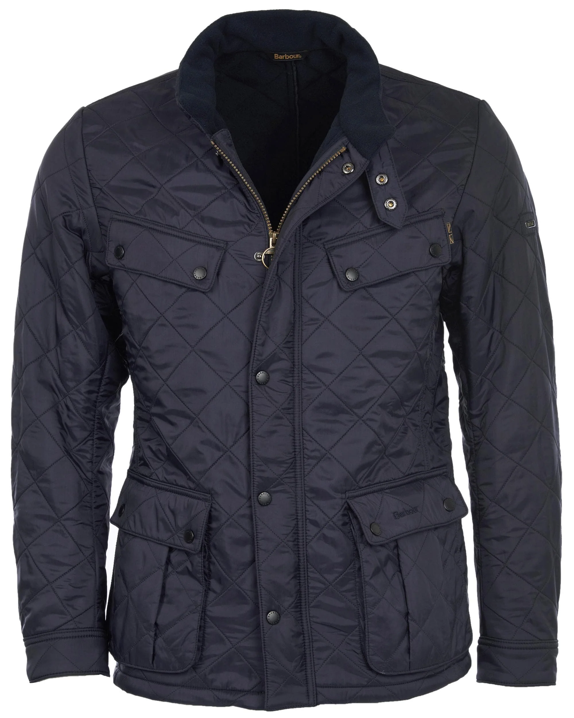 Barbour International Ariel Mens Polarquilt Jacket - Navy - Image 8