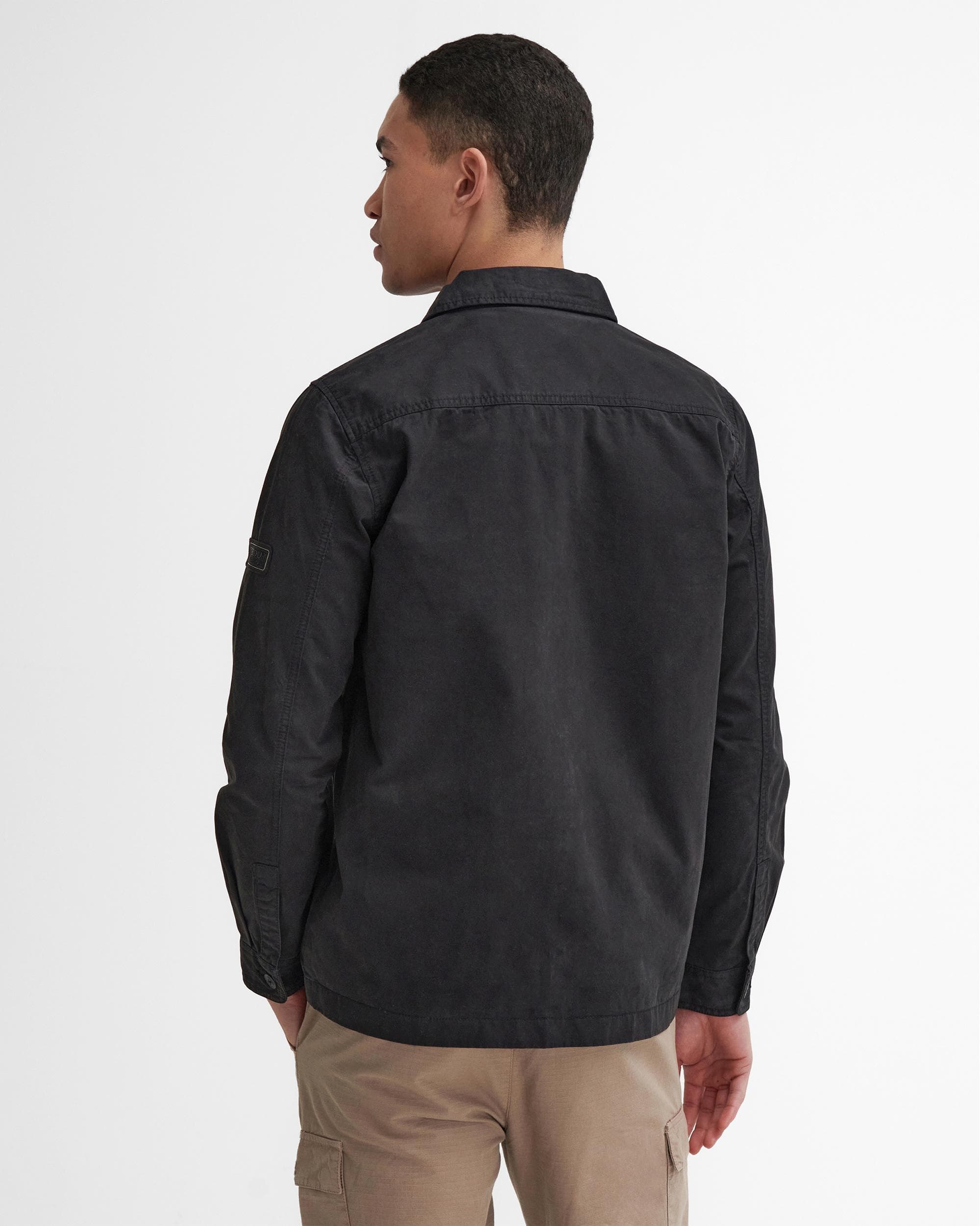Barbour International Arlo Mens Overshirt - Black - Image 12
