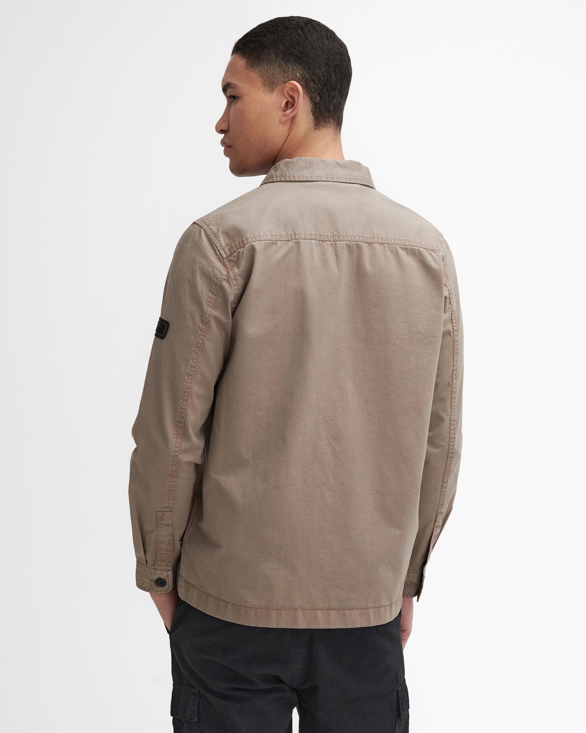 Barbour International Arlo Mens Overshirt - Brindle - Image 5