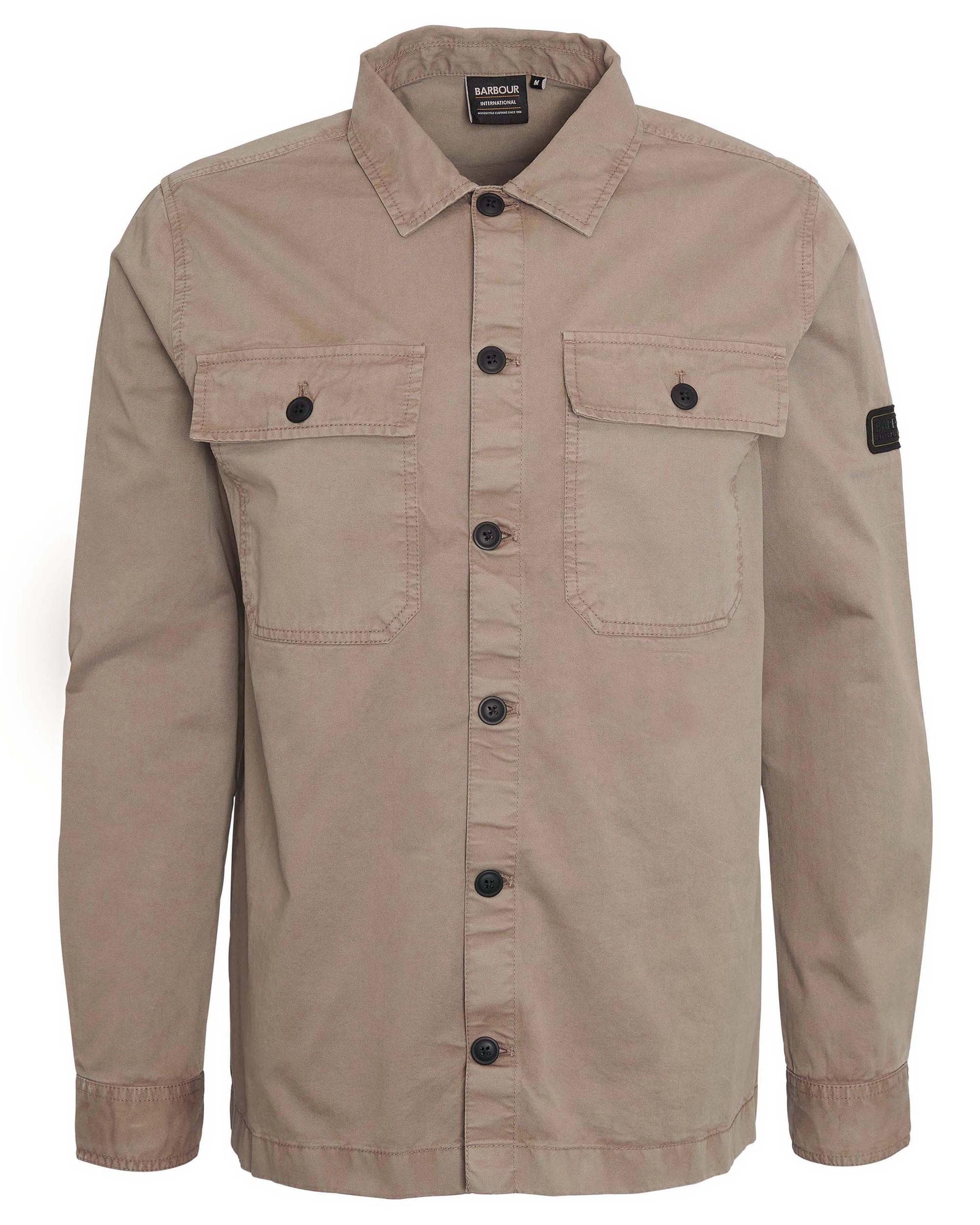 Barbour International Arlo Mens Overshirt - Brindle - Image 7