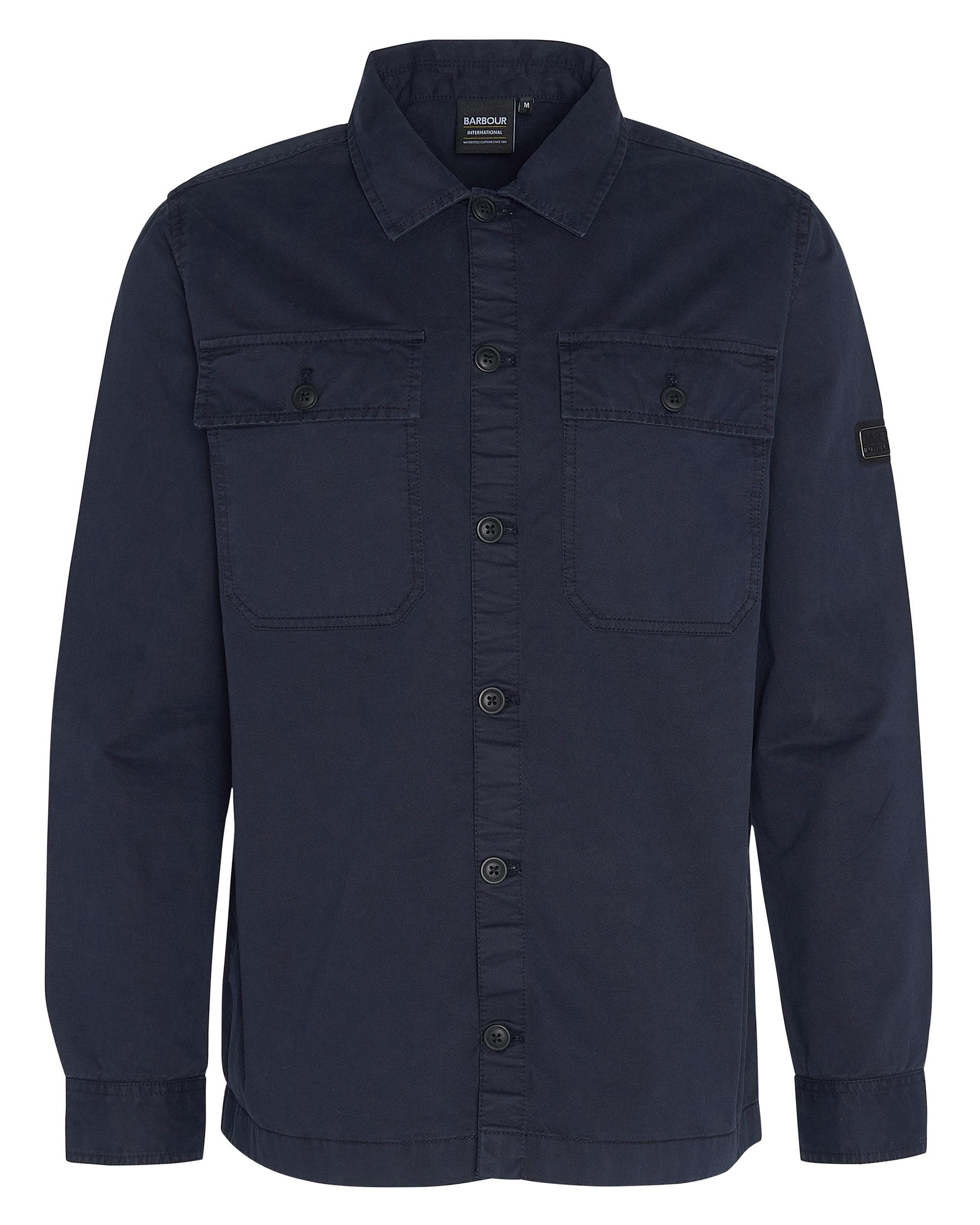 Barbour International Arlo Mens Overshirt - Navy - Image 7
