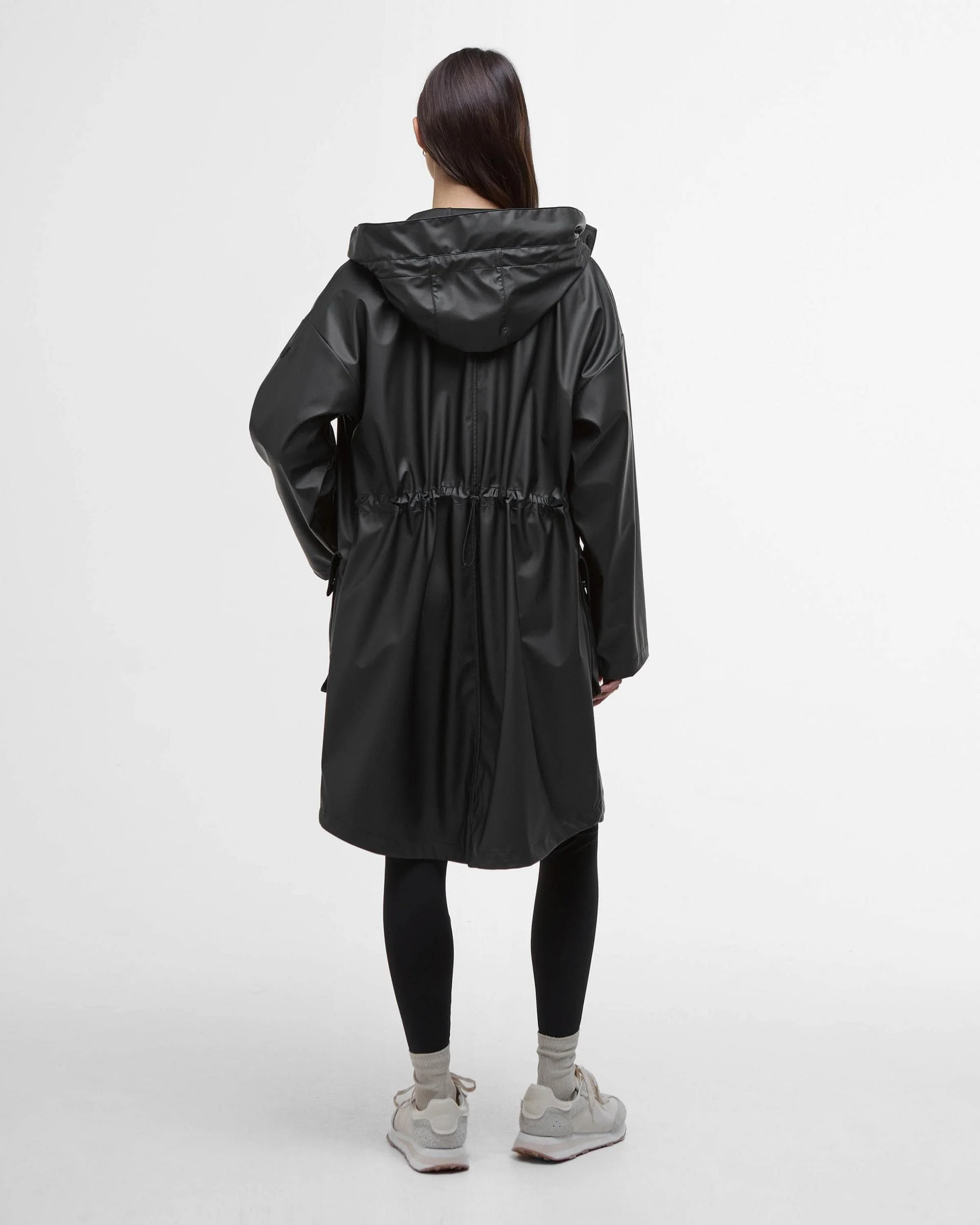 Barbour International Atlas Womens Showerproof Jacket - Black - Image 3