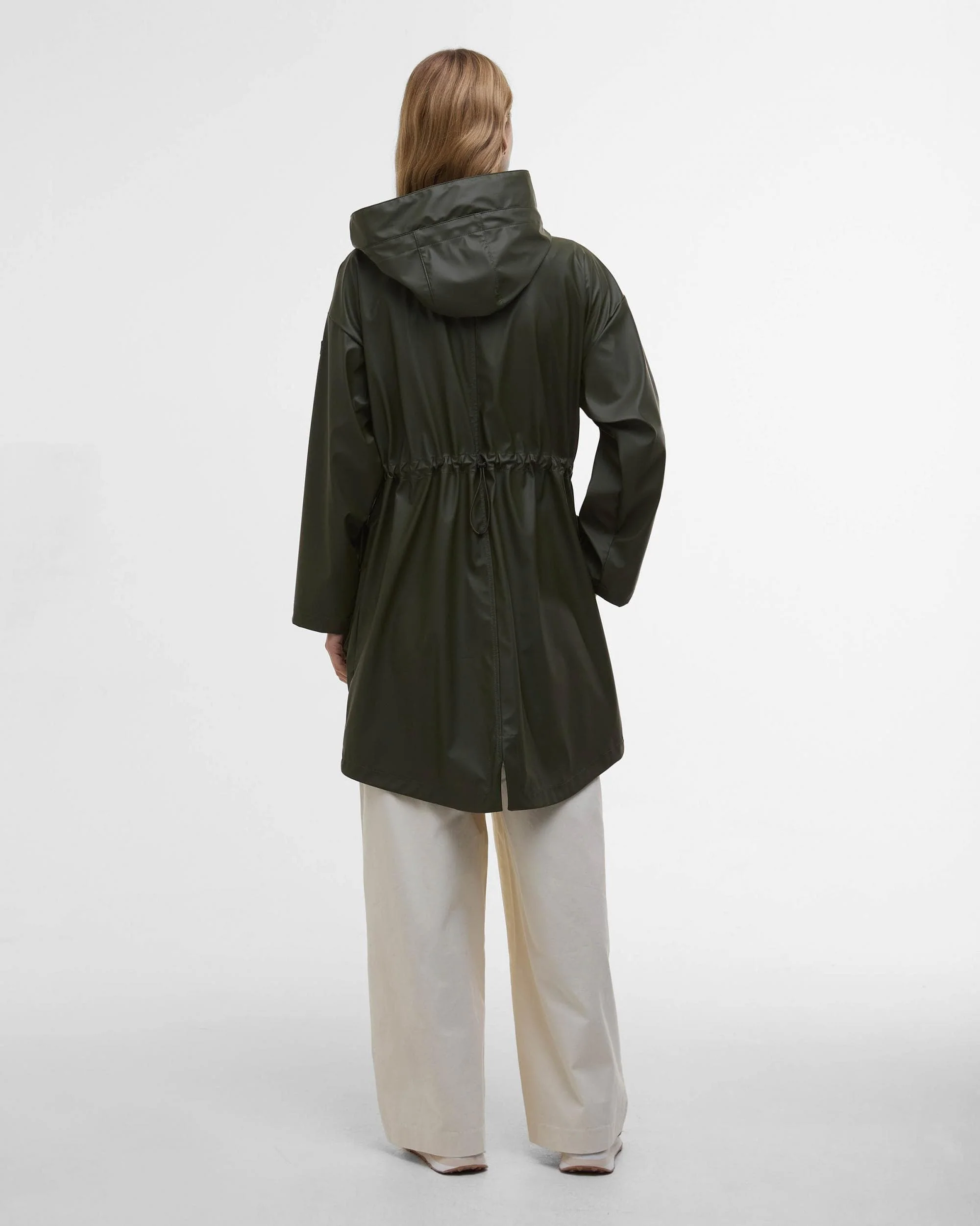 Barbour International Atlas Womens Showerproof Jacket - Envy Green - Image 3