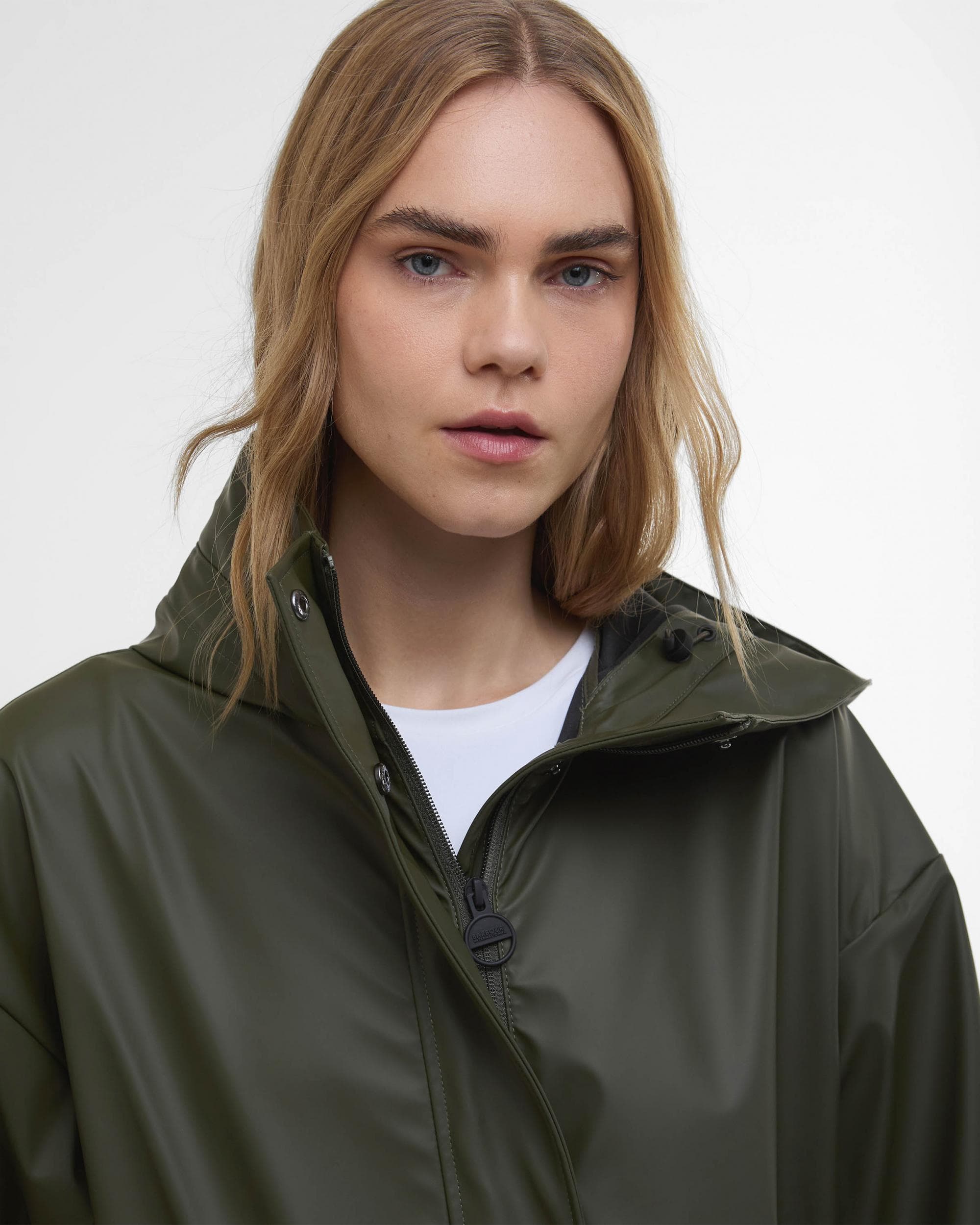 Barbour International Atlas Womens Showerproof Jacket - Envy Green - Image 4