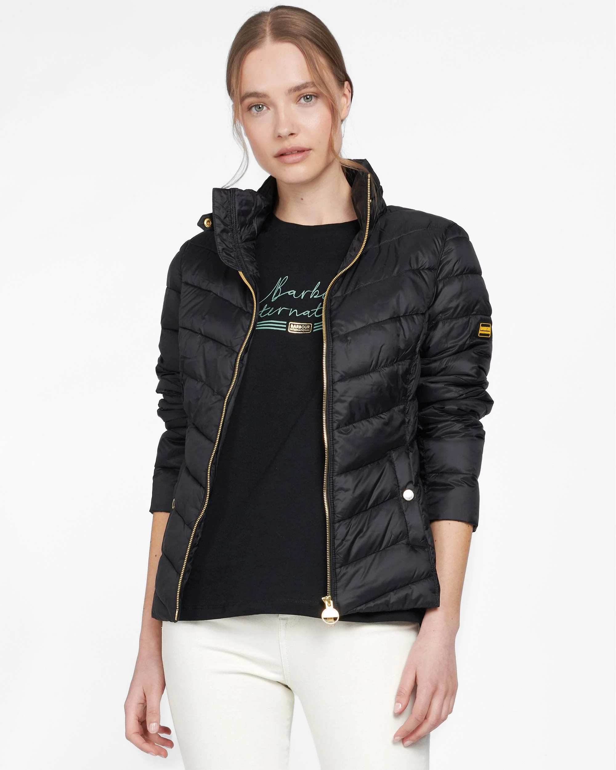 Barbour International Aubern Quilted Womens Jacket - Image 5