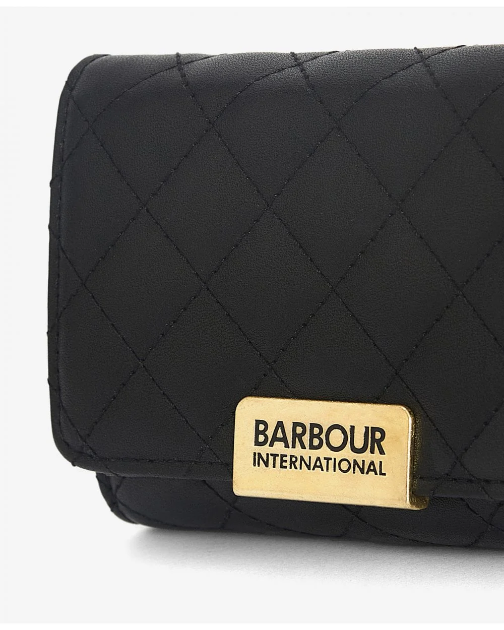 Barbour International Aurora Womens Tri-Fold Purse - Black - Image 4