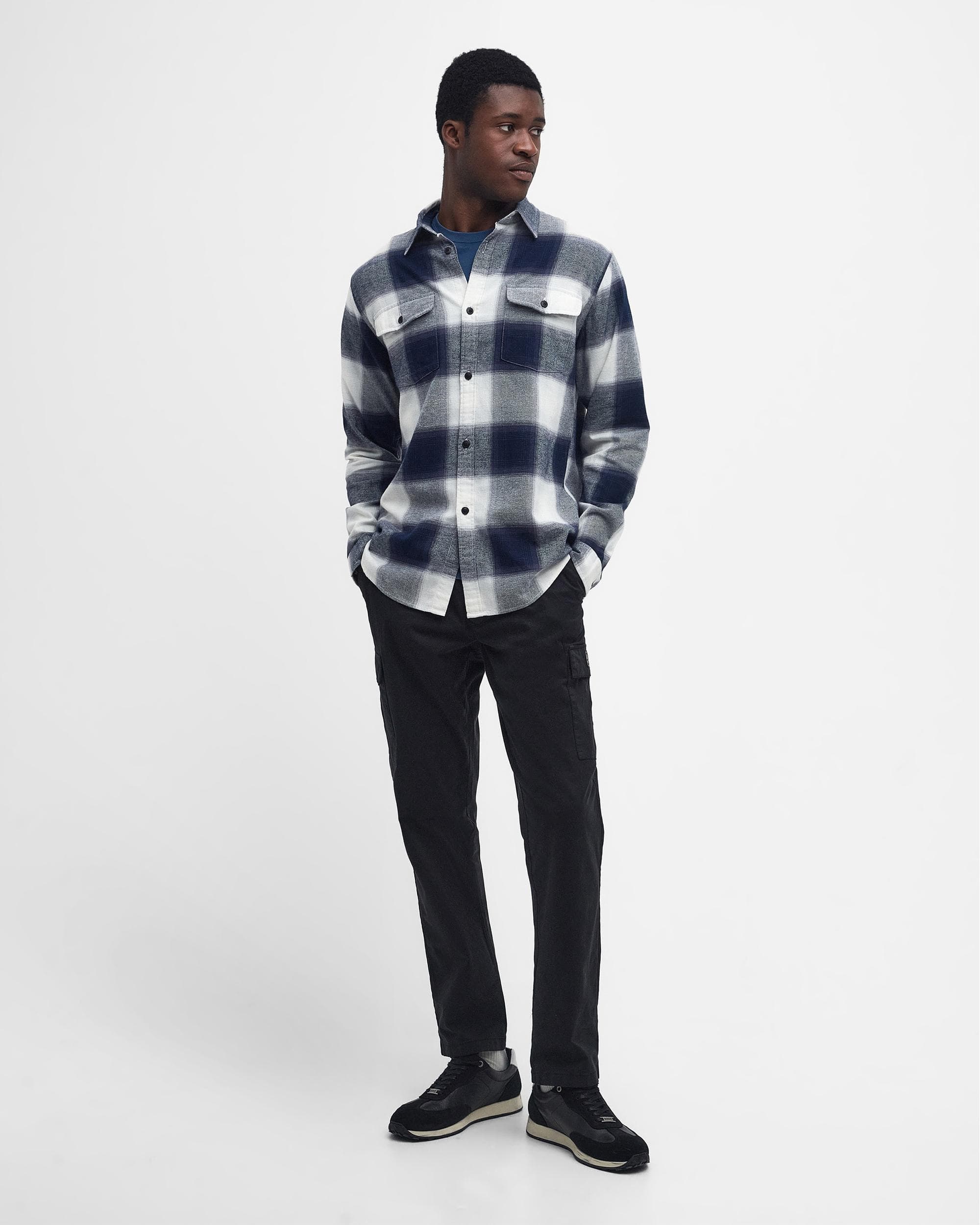 Barbour International Austin Mens Long Sleeve Shirt - Image 3