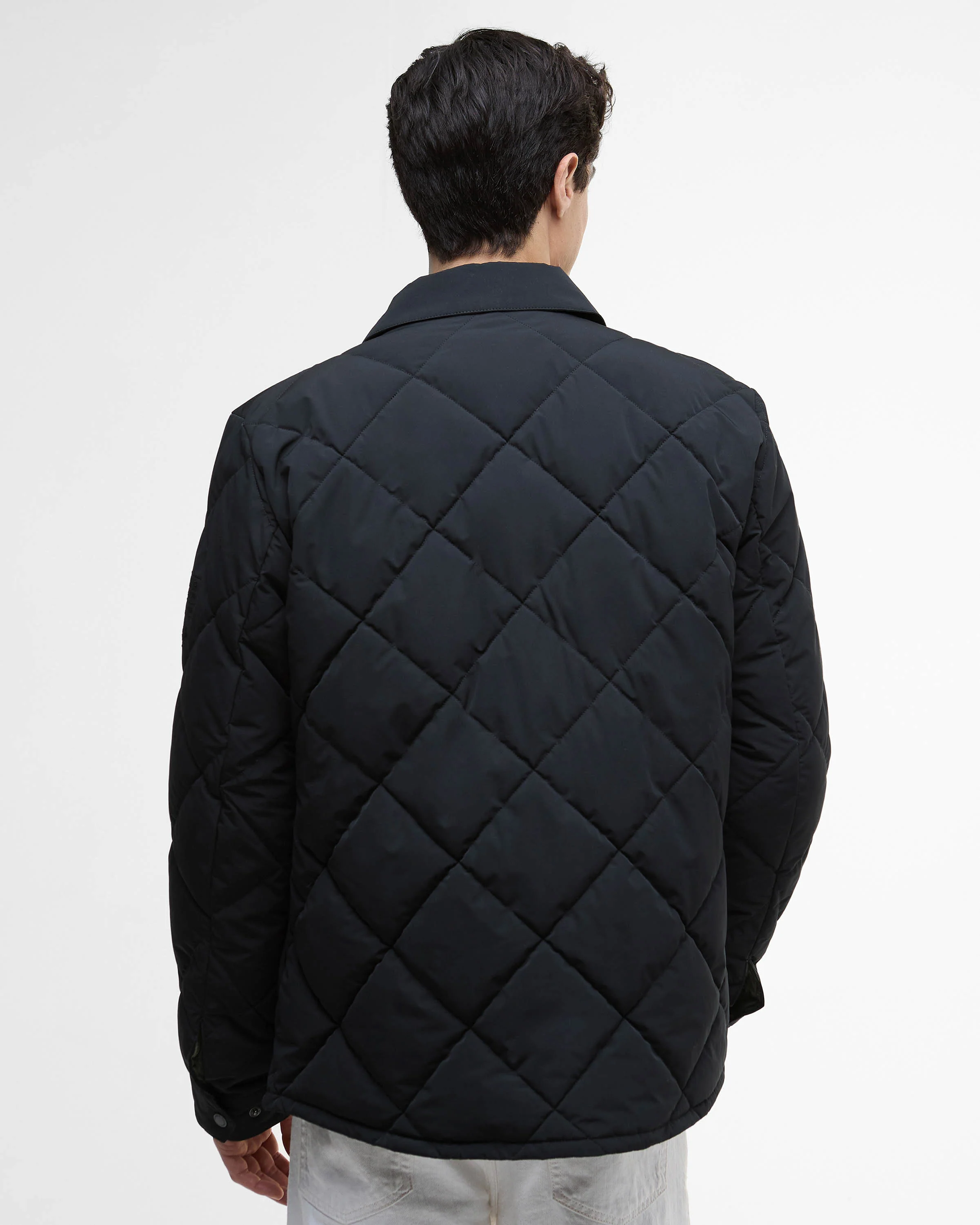 Barbour International Axwell Mens Puffer Jacket - Black - Image 5
