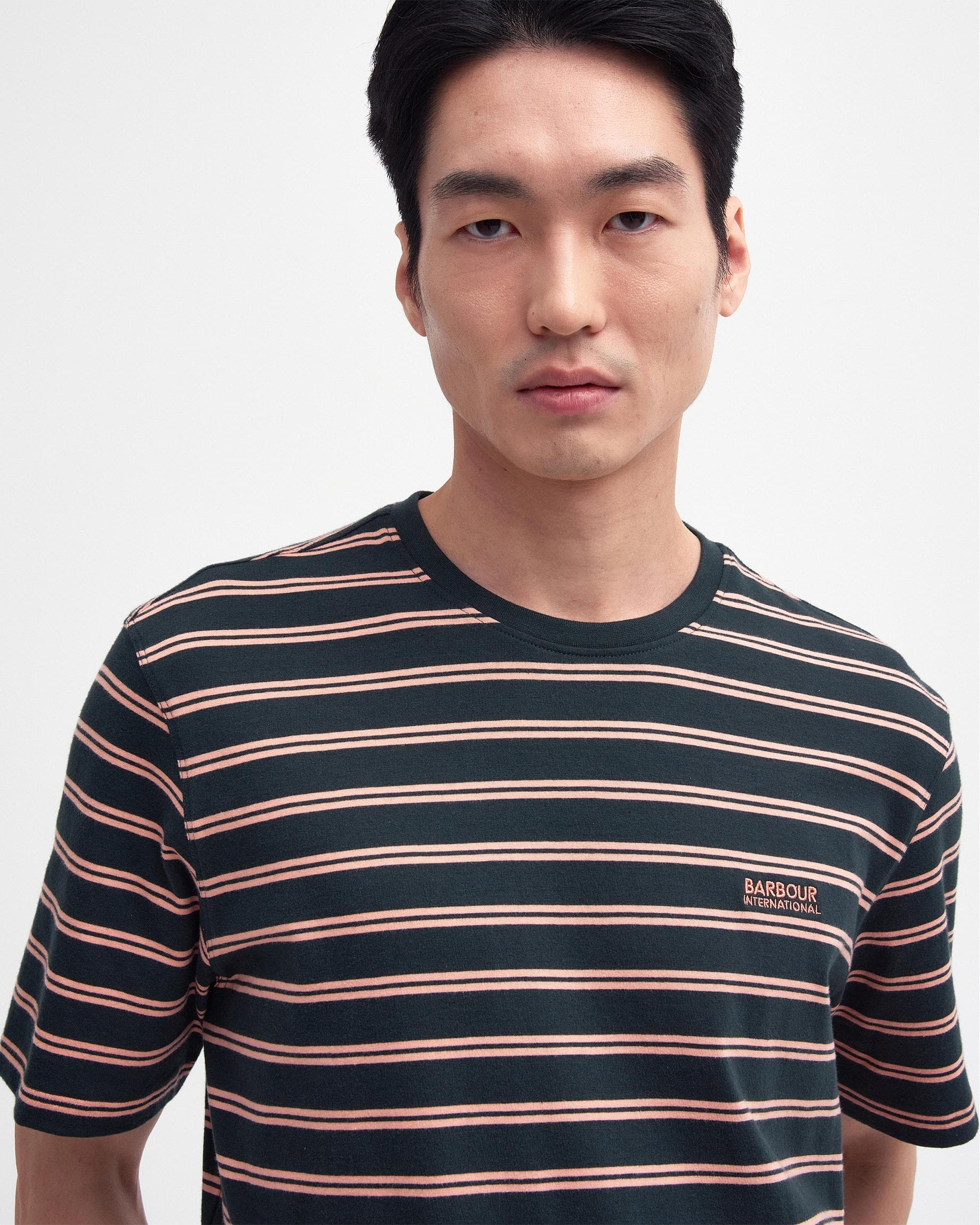 Barbour International Bernie Stripe Mens Relaxed T-Shirt - Image 2