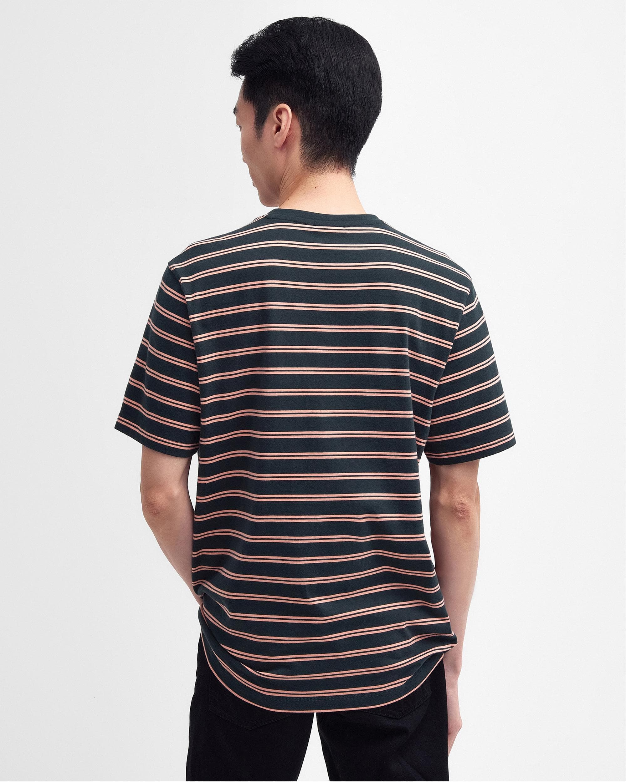 Barbour International Bernie Stripe Mens Relaxed T-Shirt - Image 4