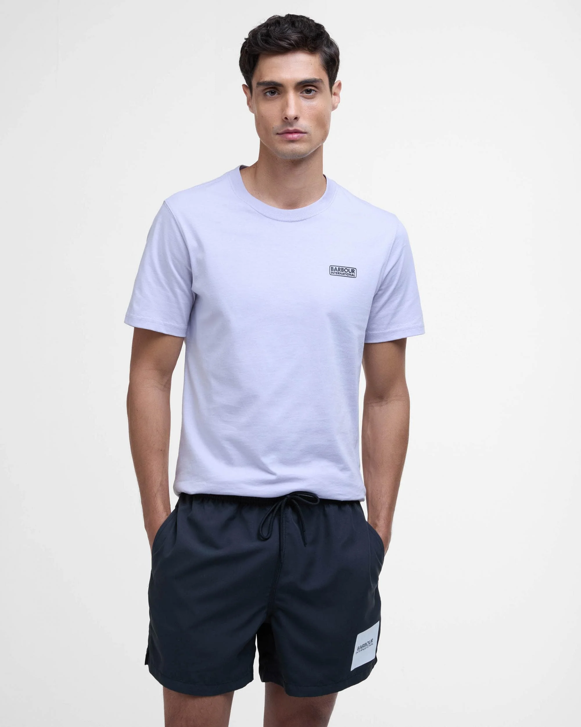 Barbour International Block Print Mens Swim Shorts - Image 3