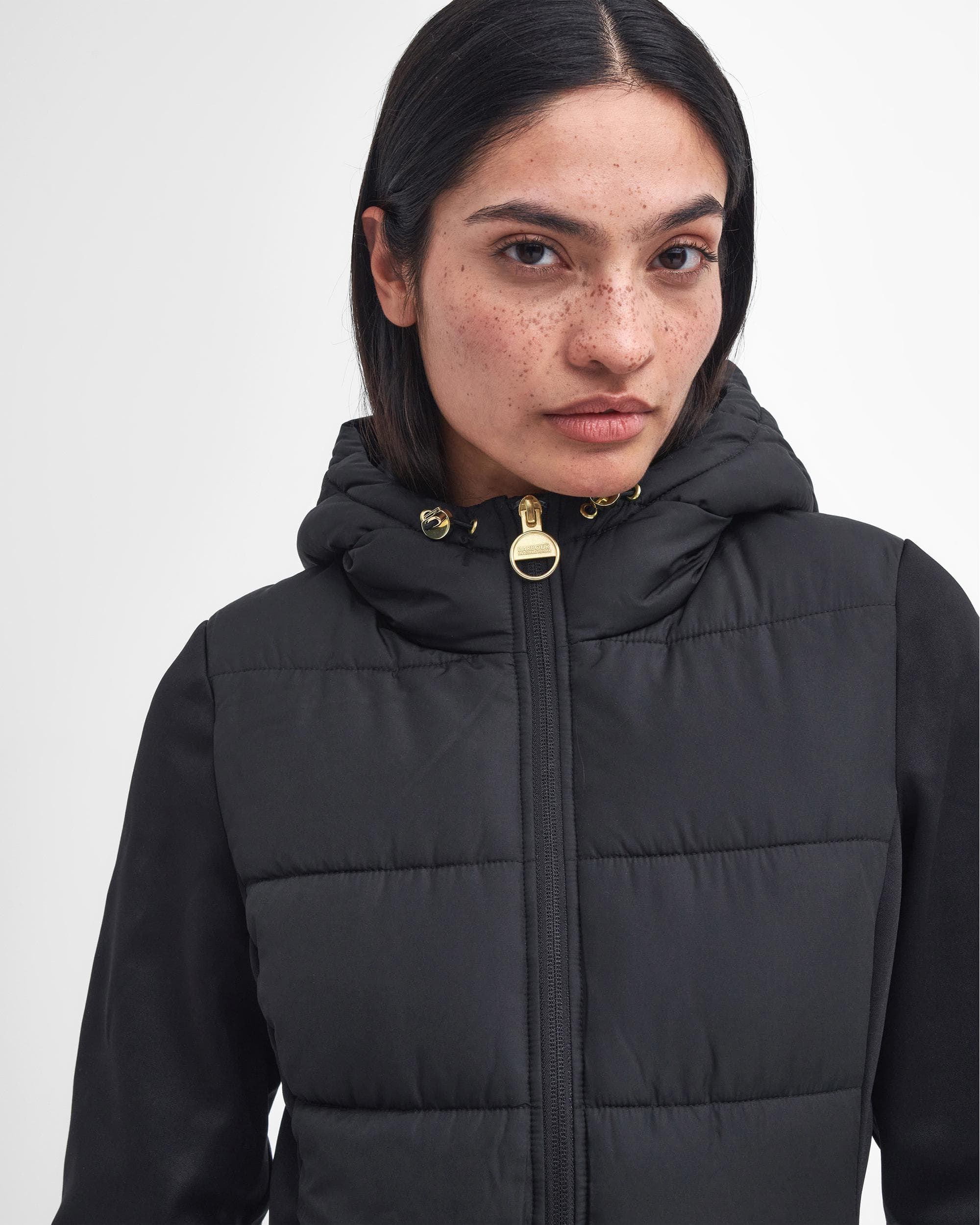 Barbour International Bondar Womens Quilted Sweatshirt - Image 2