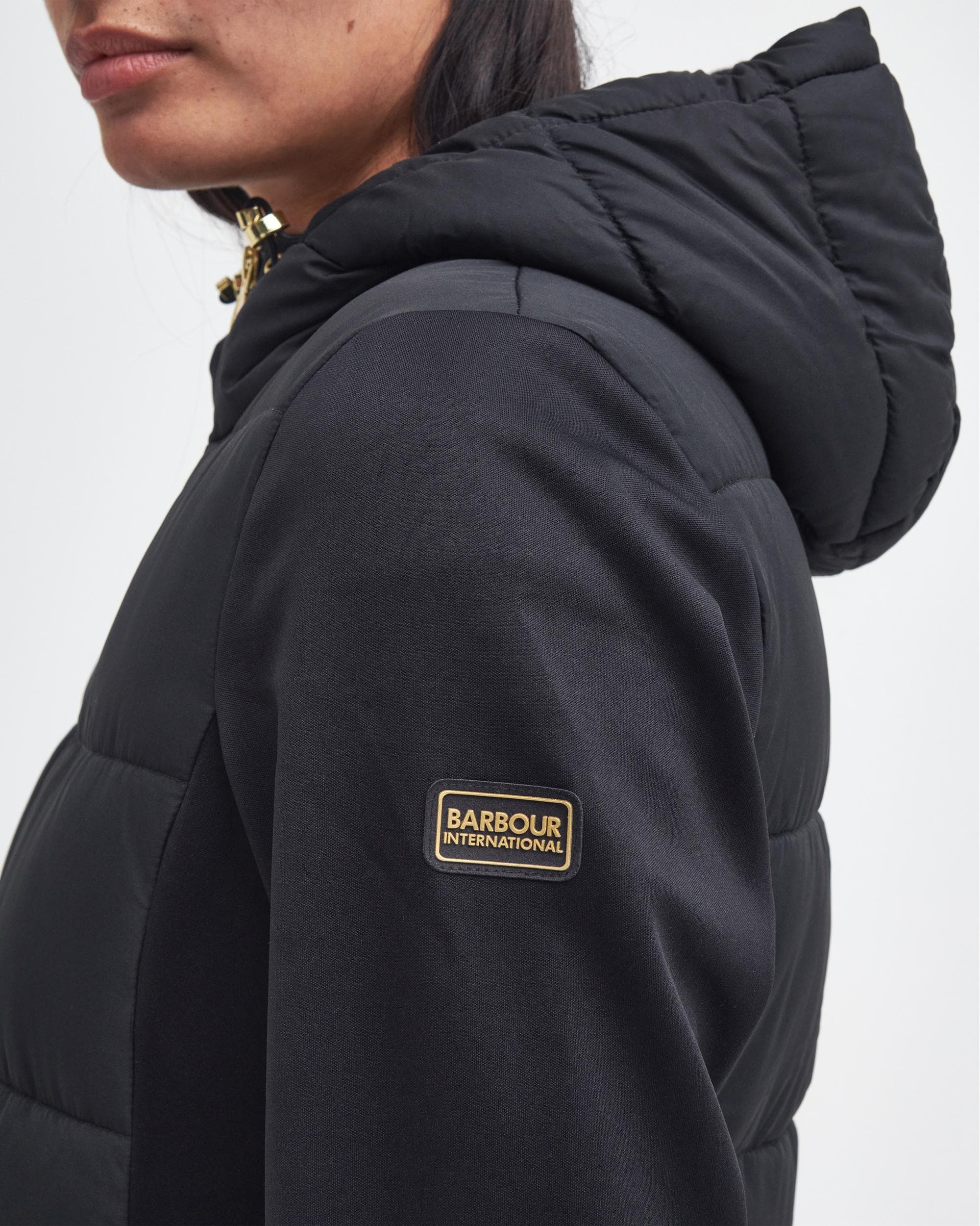 Barbour International Bondar Womens Quilted Sweatshirt - Image 4