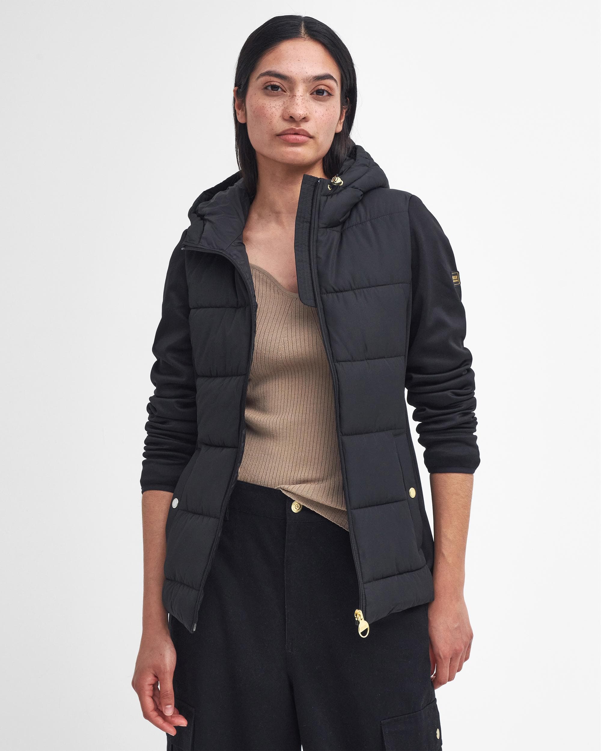 Barbour International Bondar Womens Quilted Sweatshirt - Image 5