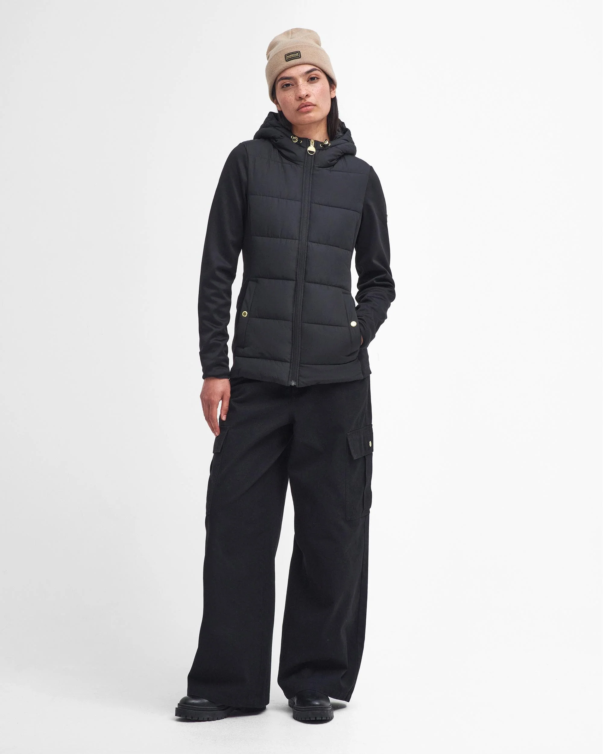 Barbour International Bondar Womens Quilted Sweatshirt - Image 6