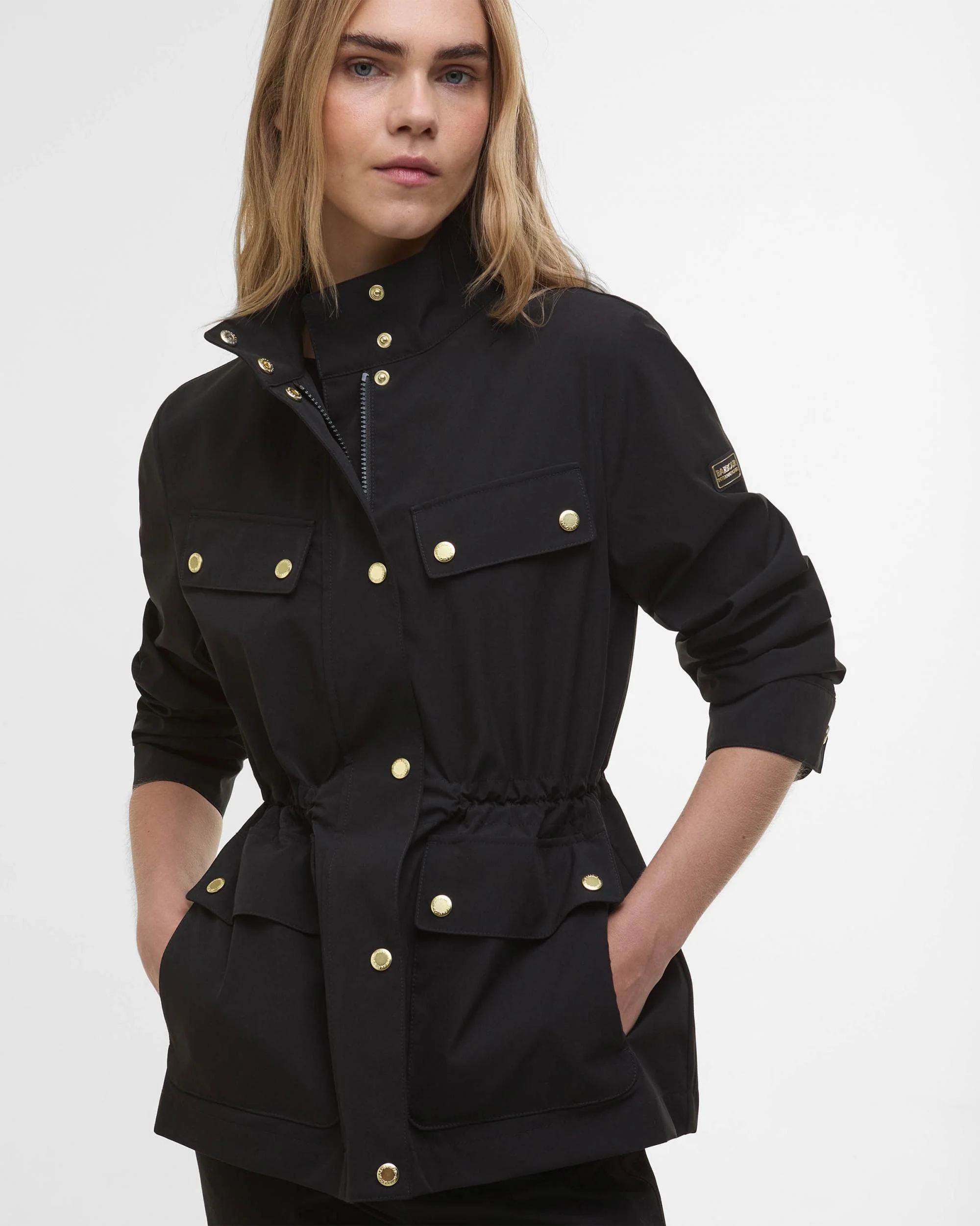 Barbour International Brea Womens Showerproof Jacket - Image 3