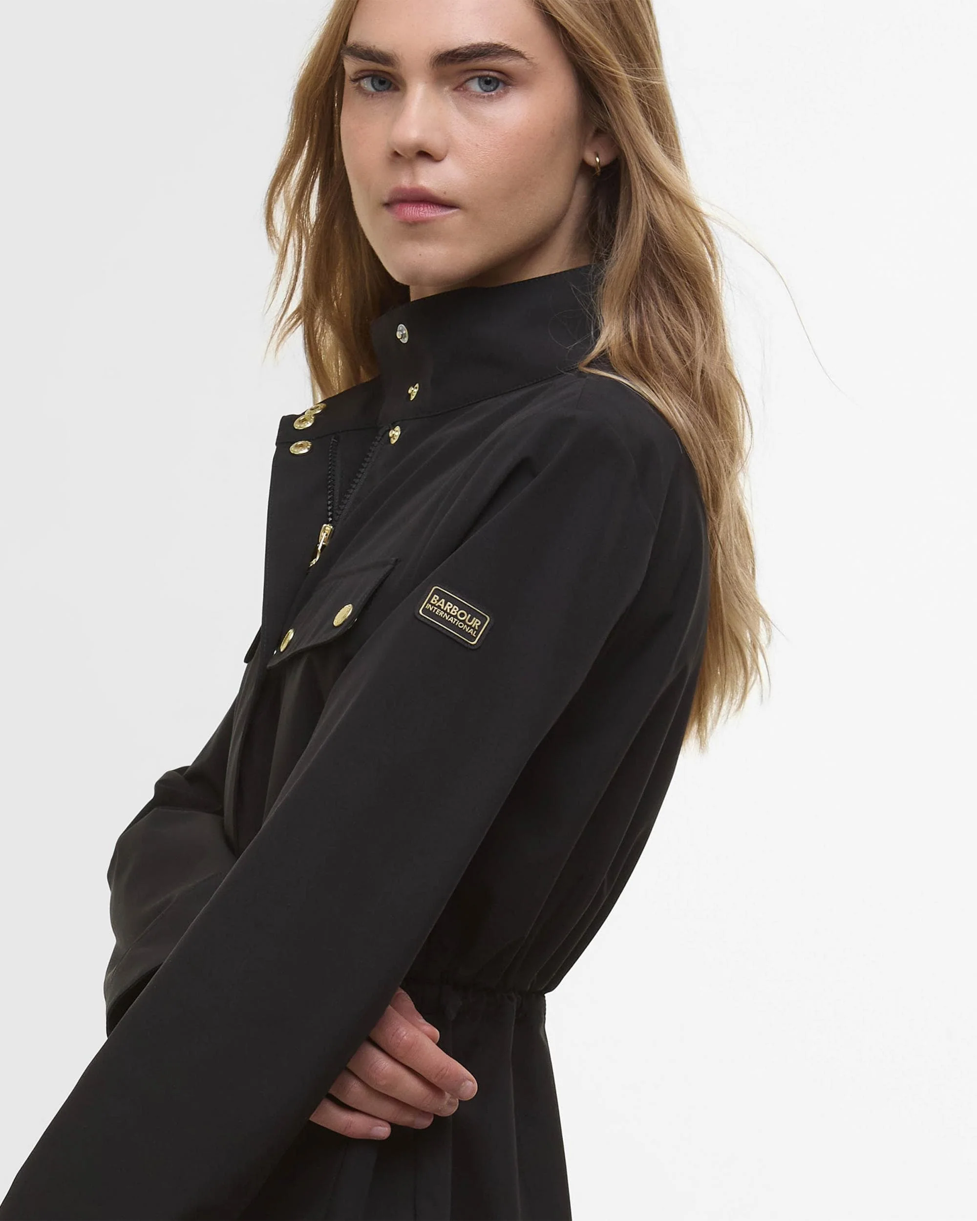 Barbour International Brea Womens Showerproof Jacket - Image 5