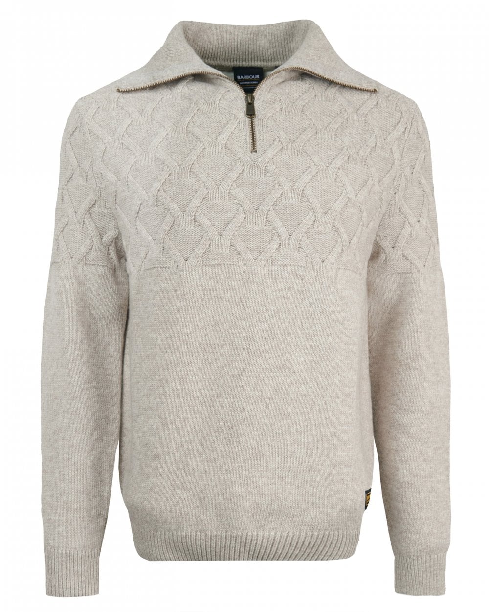 Barbour International Breaker Mens Funnel-Neck Jumper - Image 8