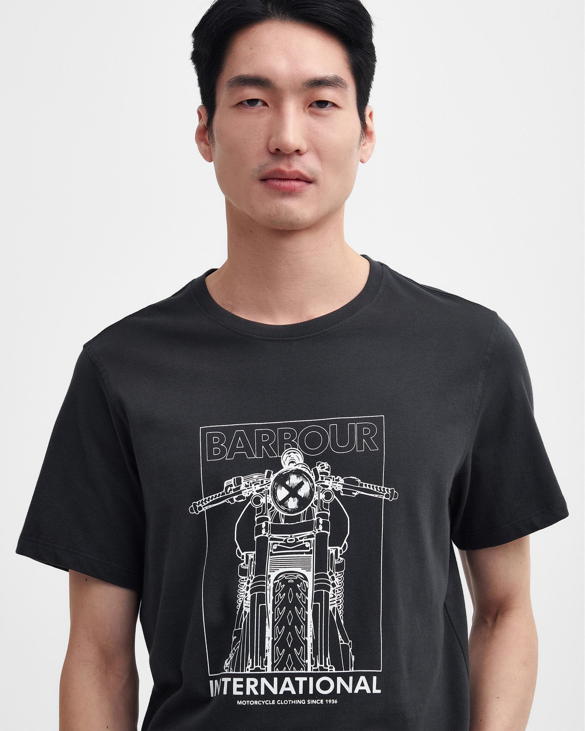 Barbour International Brett Mens Tailored T-Shirt - Image 2