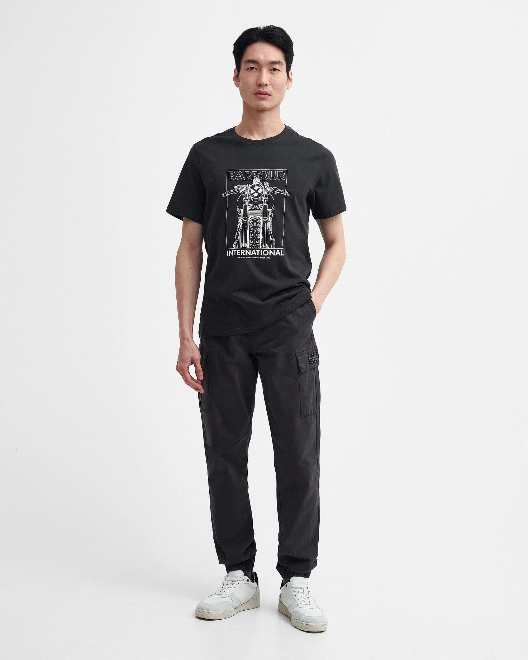 Barbour International Brett Mens Tailored T-Shirt - Image 3