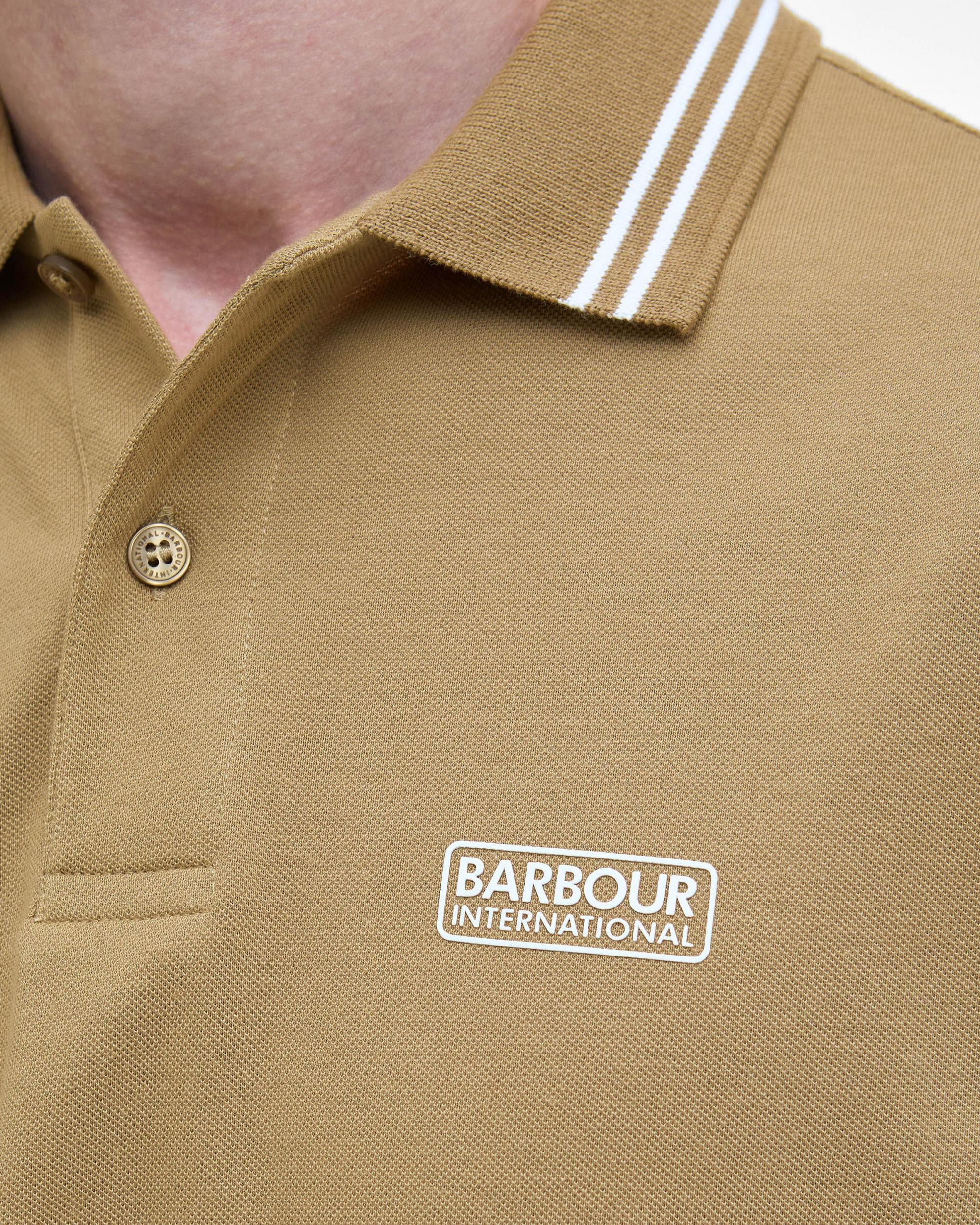 Barbour International Calibrated Mens Polo Shirt - Trench - Image 3
