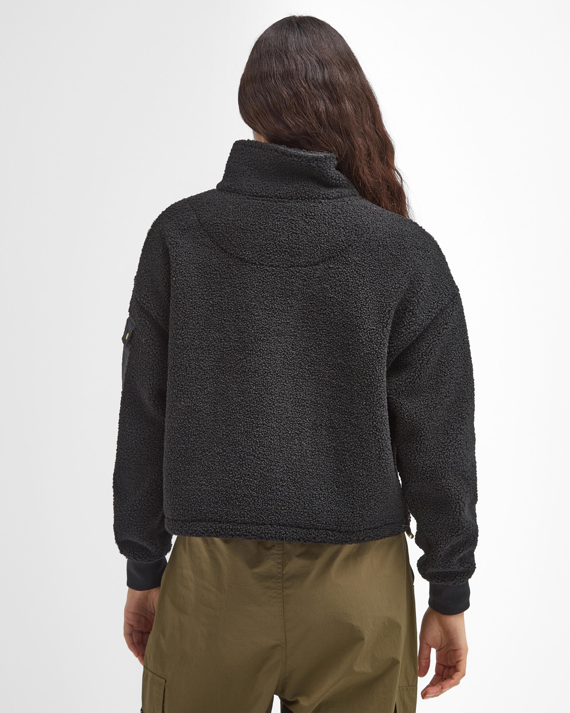 Barbour International Callie Womens Fleece Bomber - Image 4