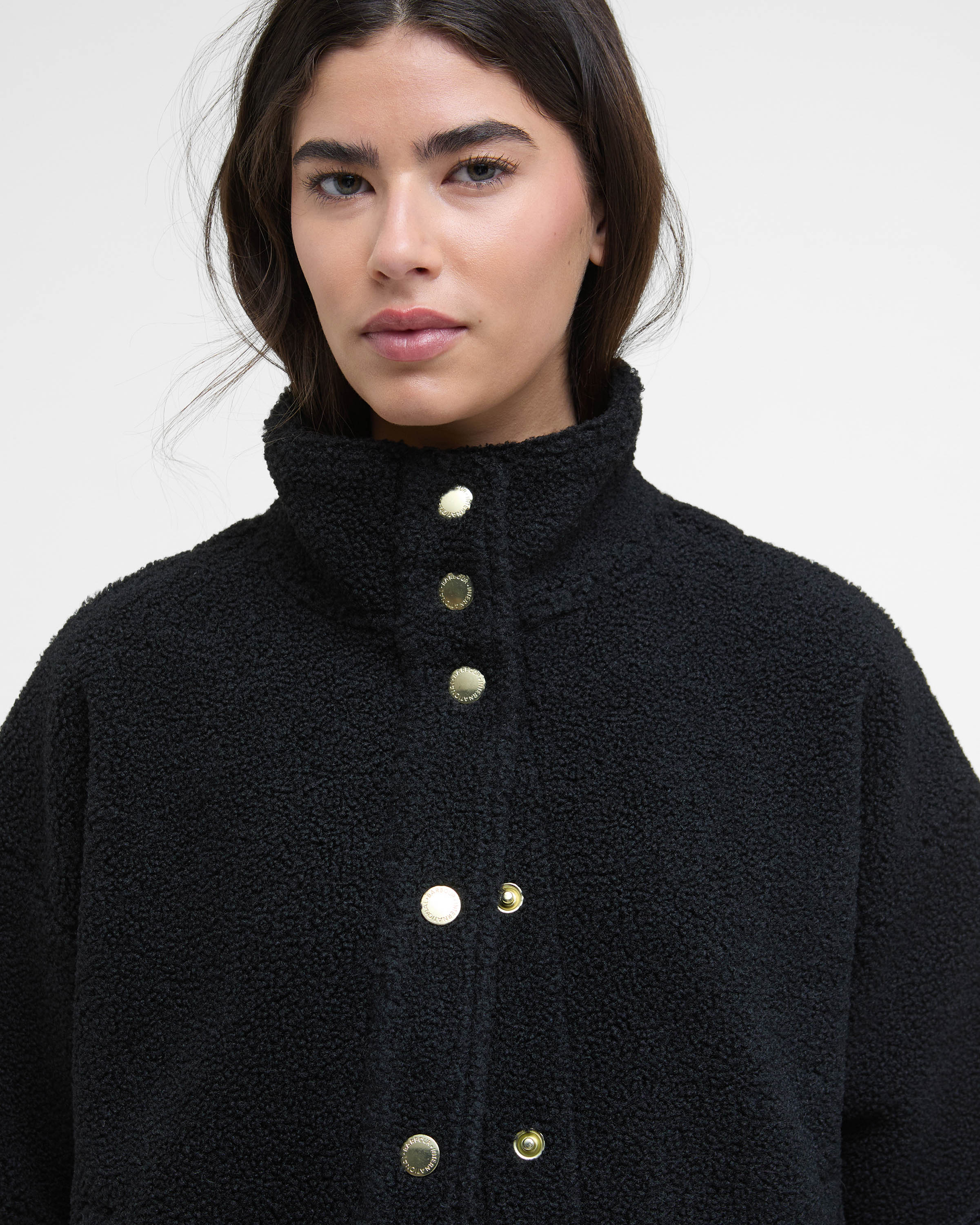 Barbour International Chloe Womens Fleece - Black - Image 3