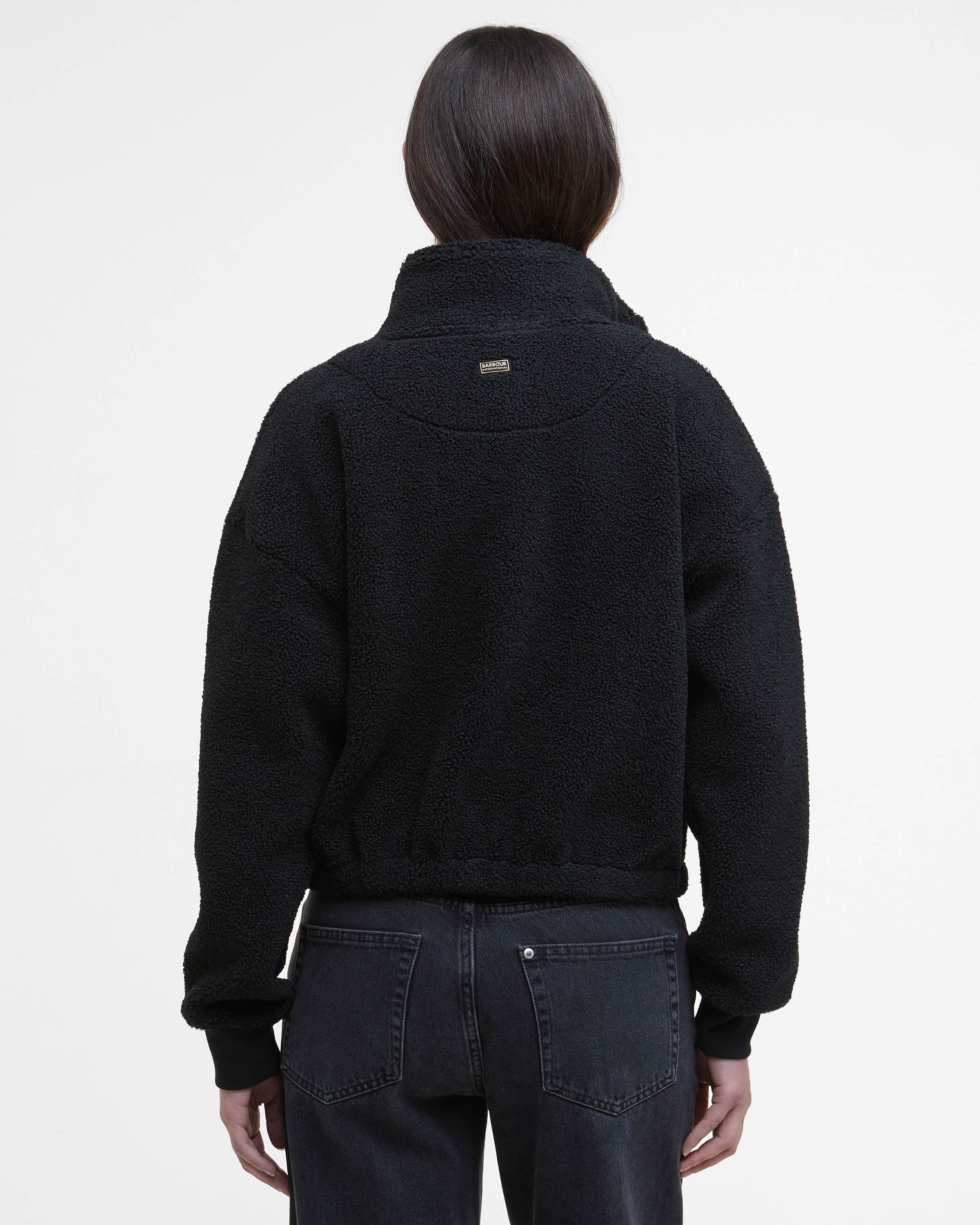Barbour International Chloe Womens Fleece - Black - Image 6