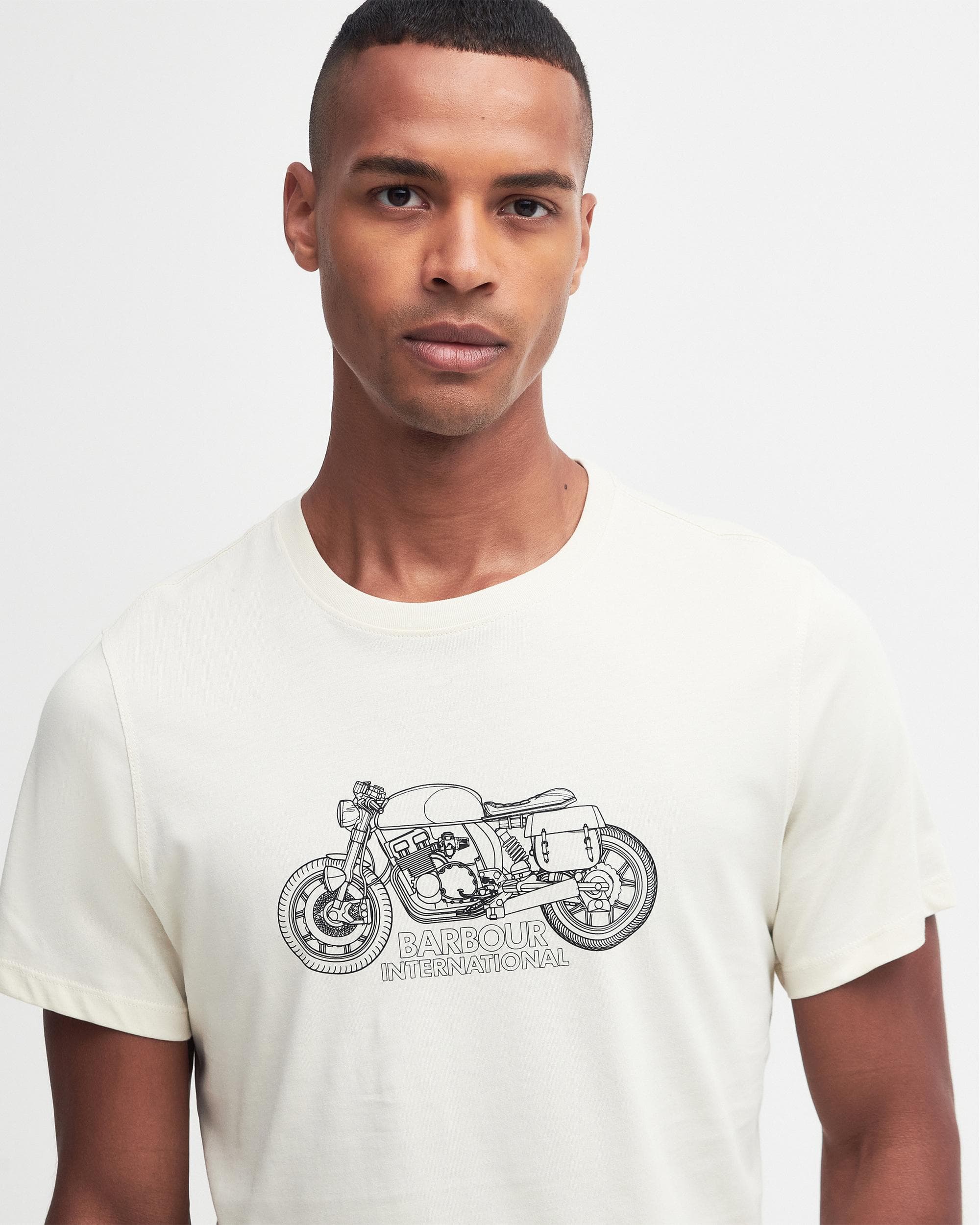 Barbour International Colgrove Motor Mens Tailored T-Shirt - Image 2
