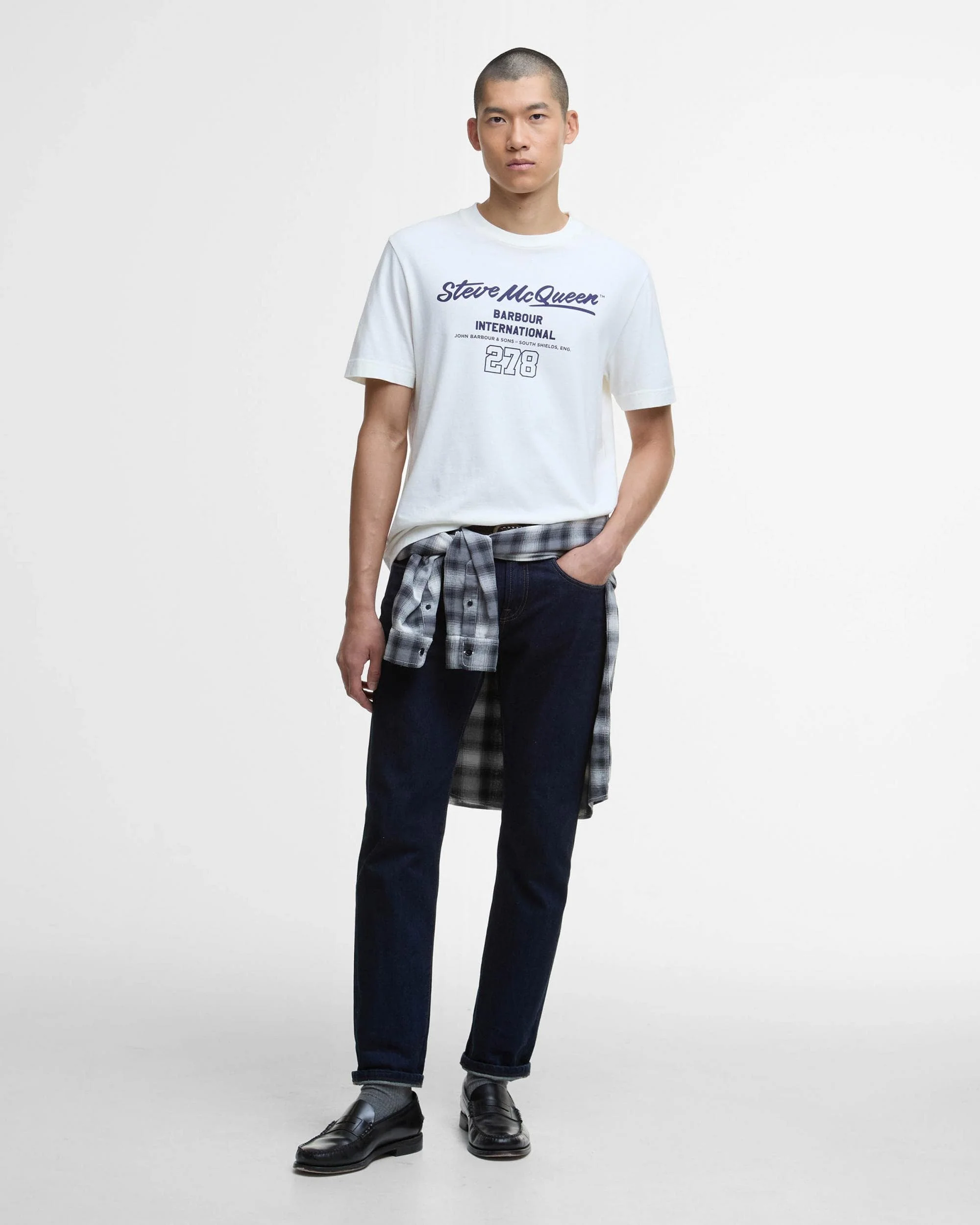 Barbour International Colman SMQ Mens T-Shirt - Image 2