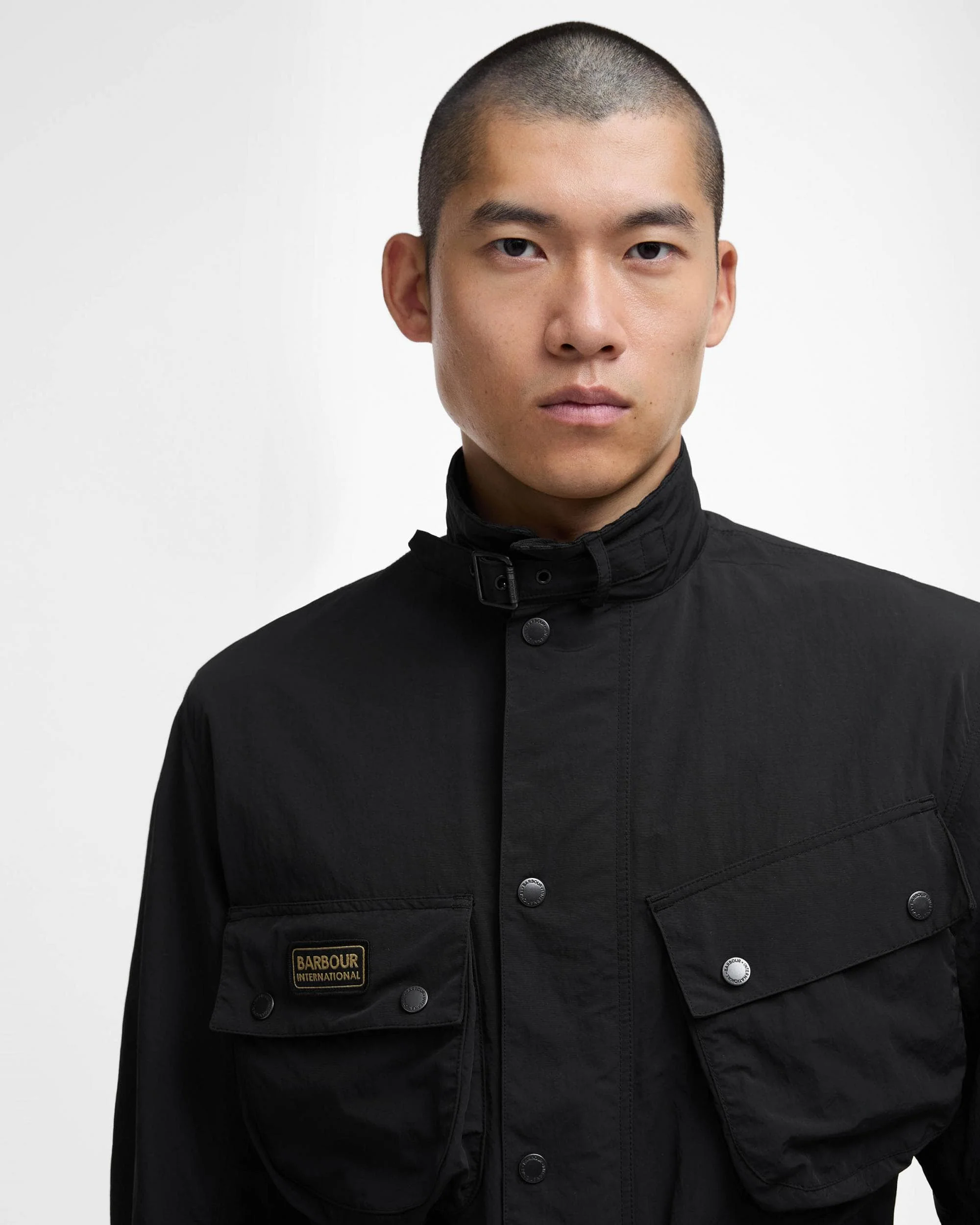 Barbour International Contemporary A7 Mens Showerproof Jacket - Image 3
