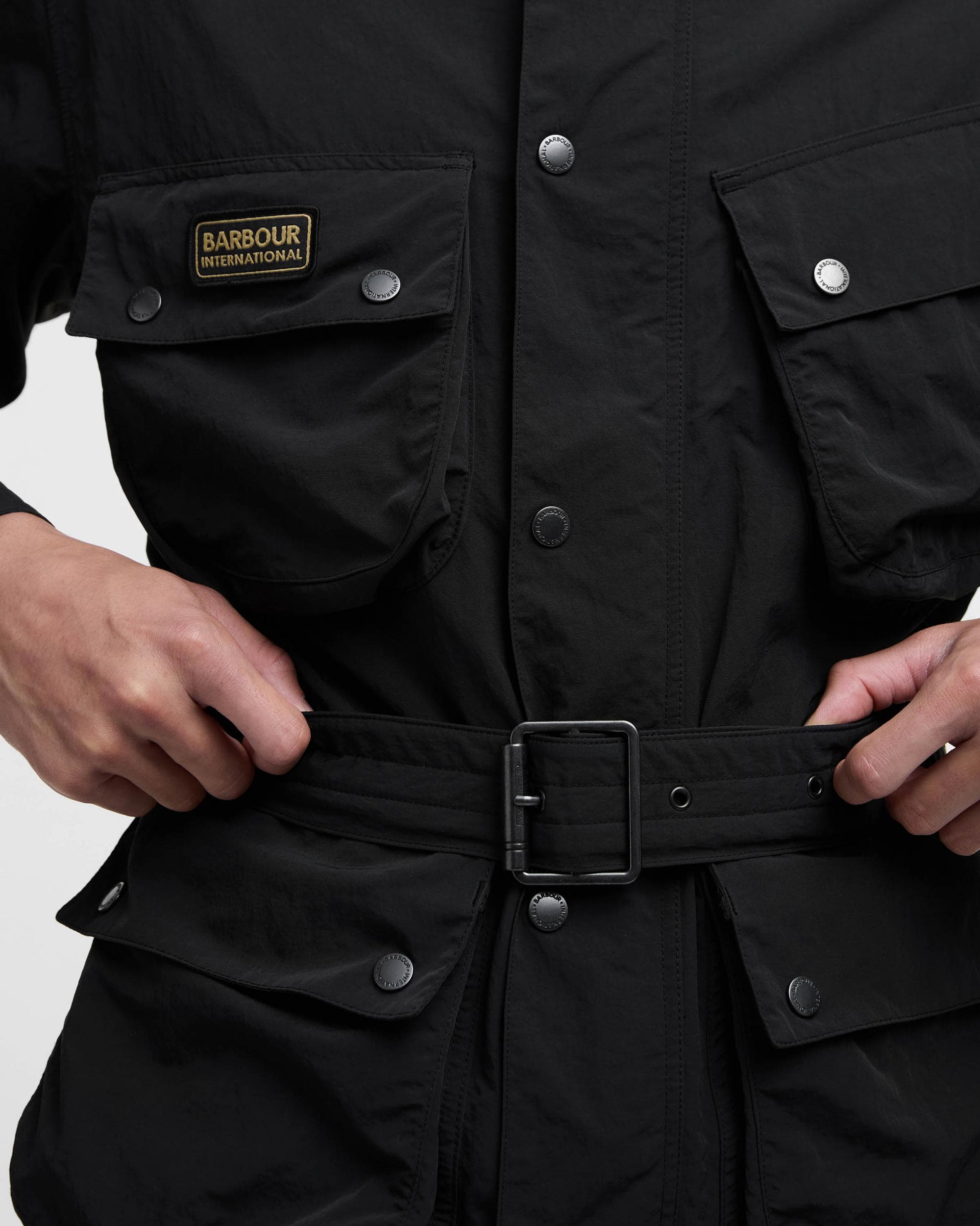 Barbour International Contemporary A7 Mens Showerproof Jacket - Image 5