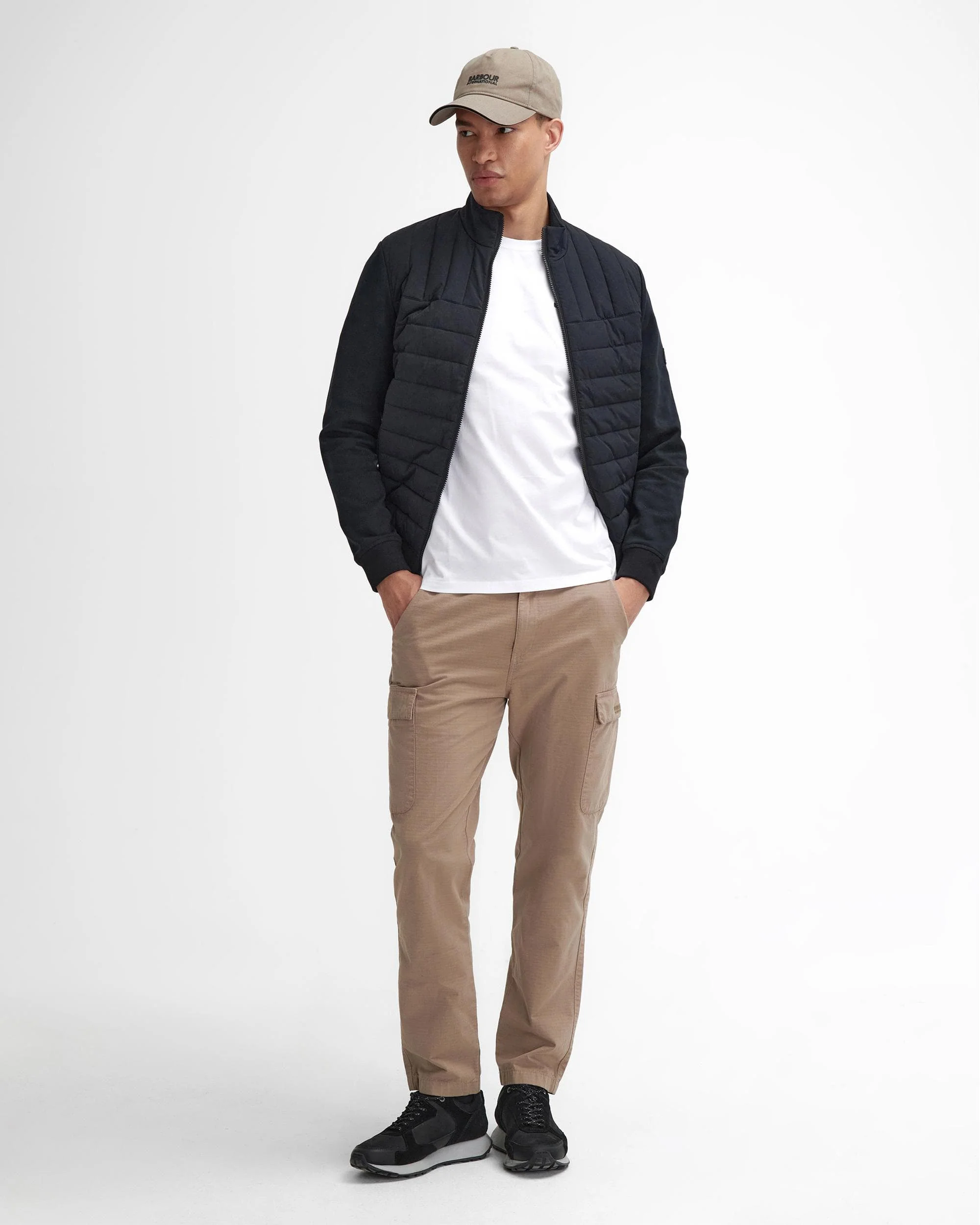 Barbour International Counter Mens Quilted Sweatshirt - Image 3