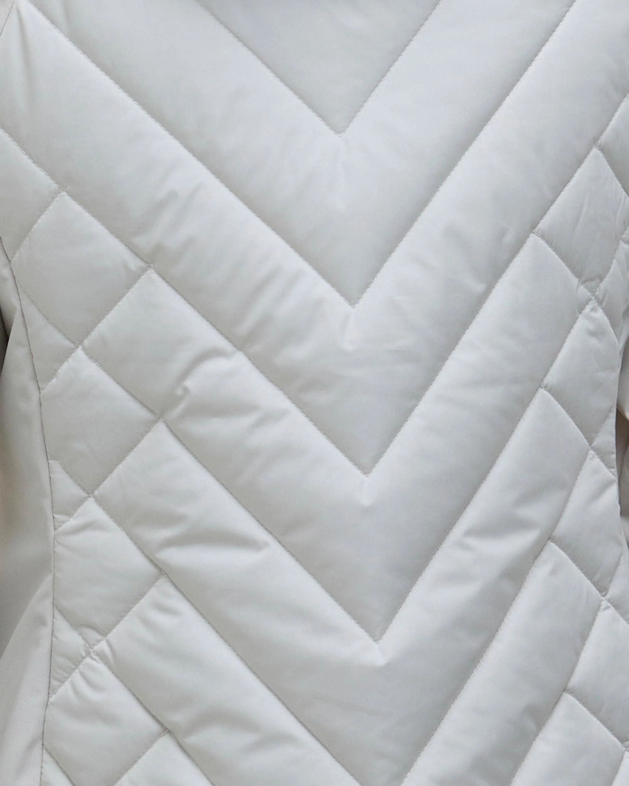 Barbour International Dakota Womens Quilted Sweatshirt - Silver Birch - Image 6