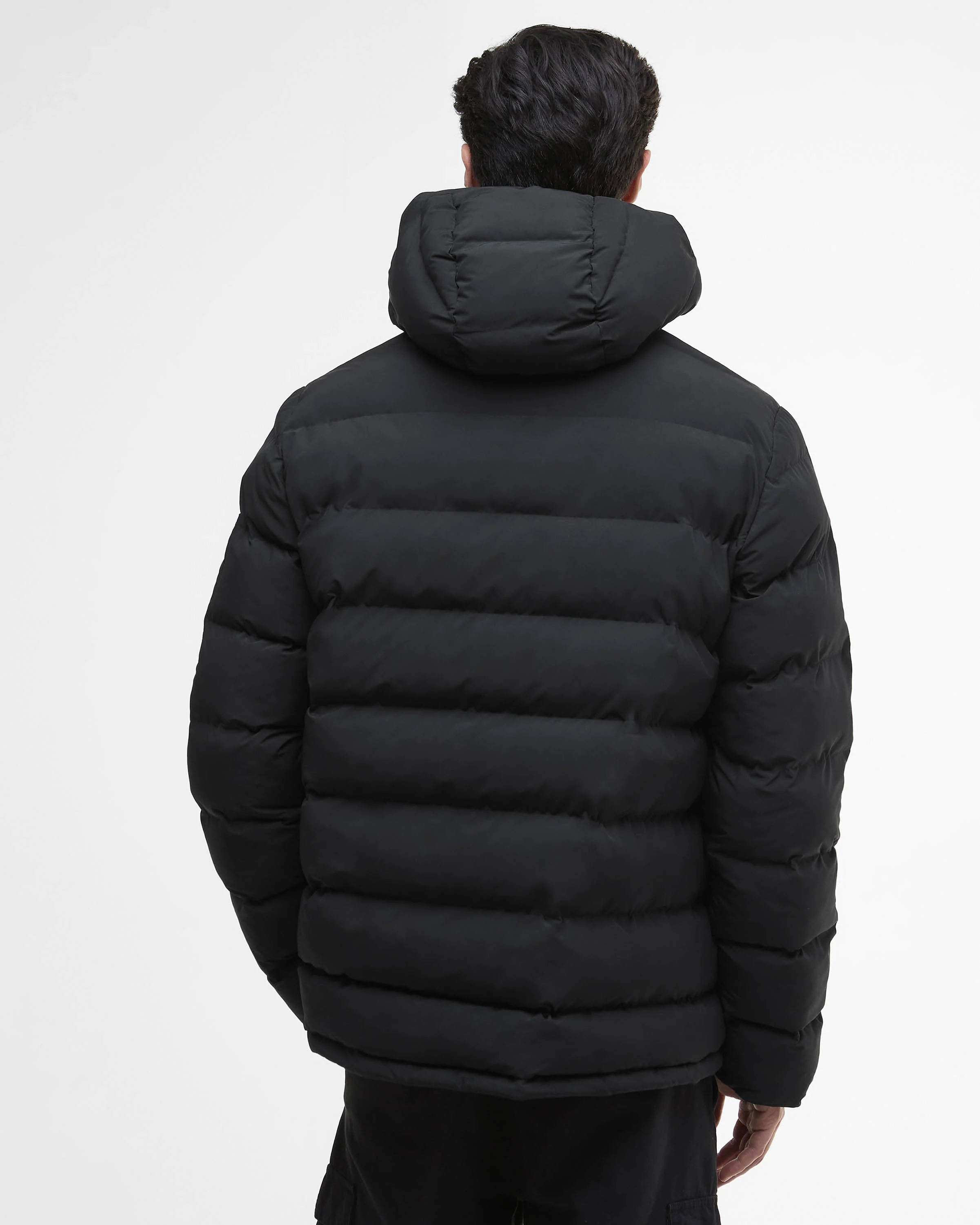 Barbour International Daleson Mens Puffer Jacket - Black - Image 6