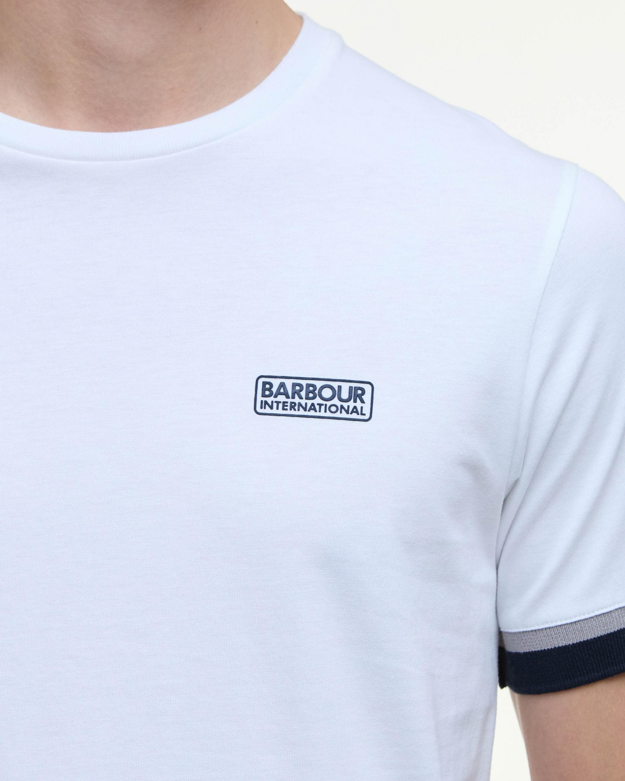 Barbour International Deep Cuff Mens T-Shirt - Image 4