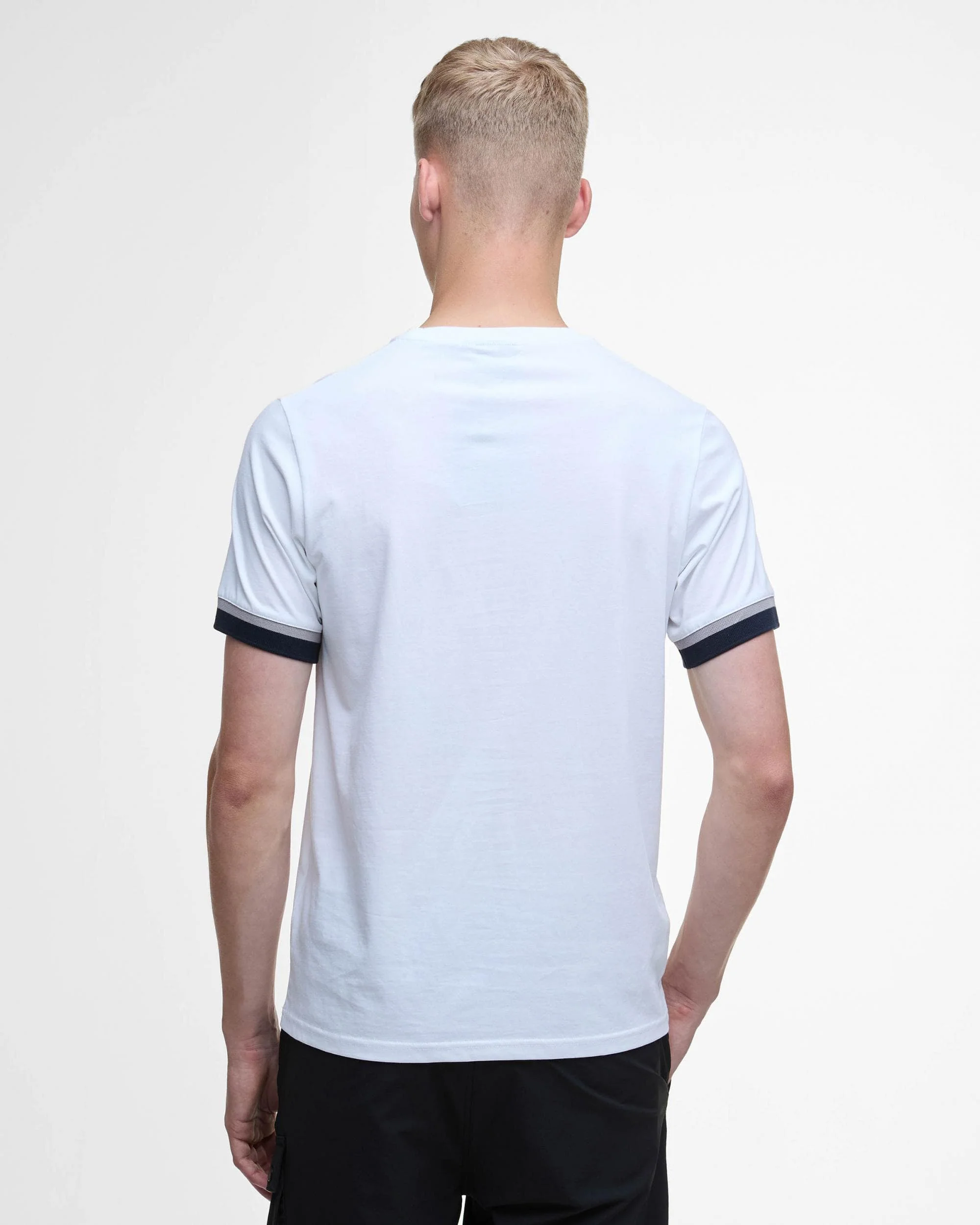 Barbour International Deep Cuff Mens T-Shirt - Image 5