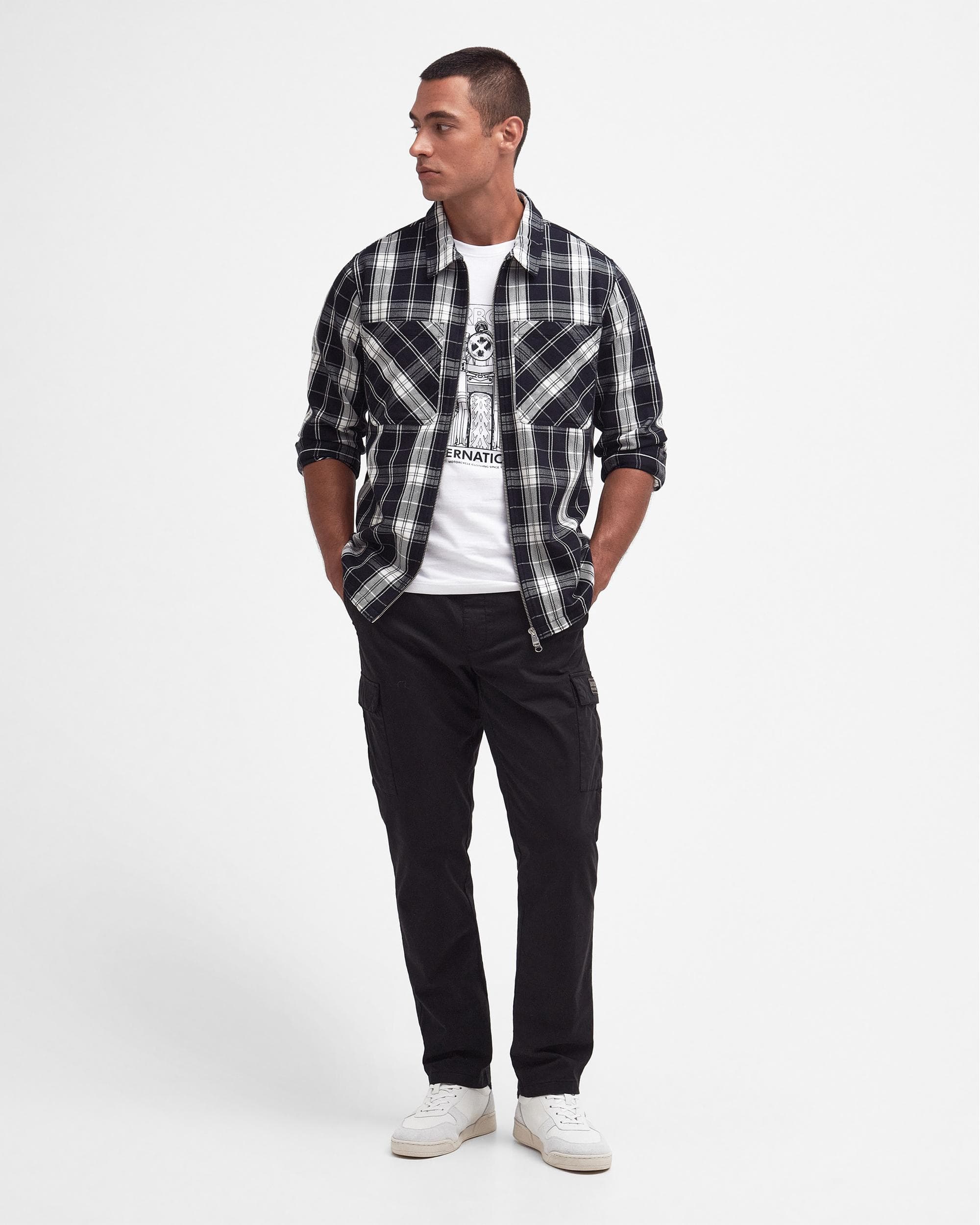Barbour International Diode Mens Zipped Overshirt - Image 4