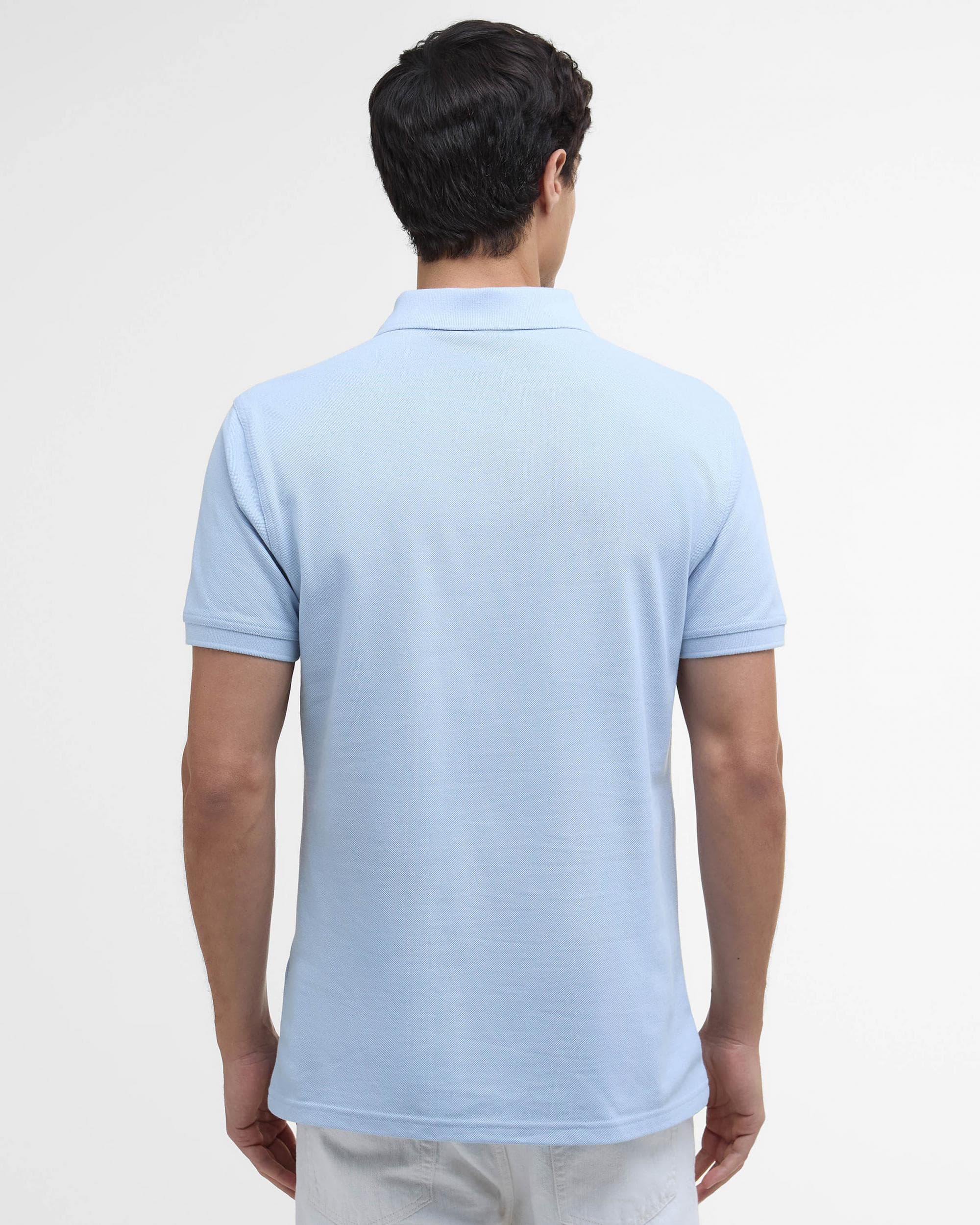 Barbour International Essential Short Sleeve Mens Polo - Heritage Blue - Image 5
