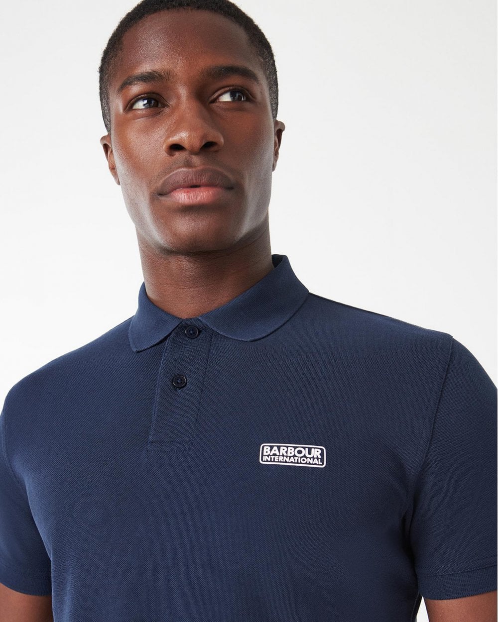 Barbour International Essential Short Sleeve Mens Polo - International Navy - Image 2