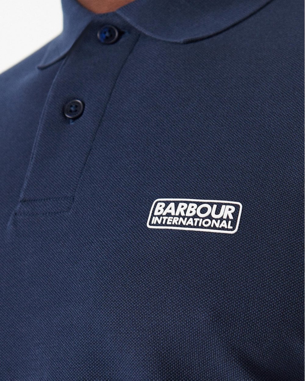 Barbour International Essential Short Sleeve Mens Polo - International Navy - Image 5
