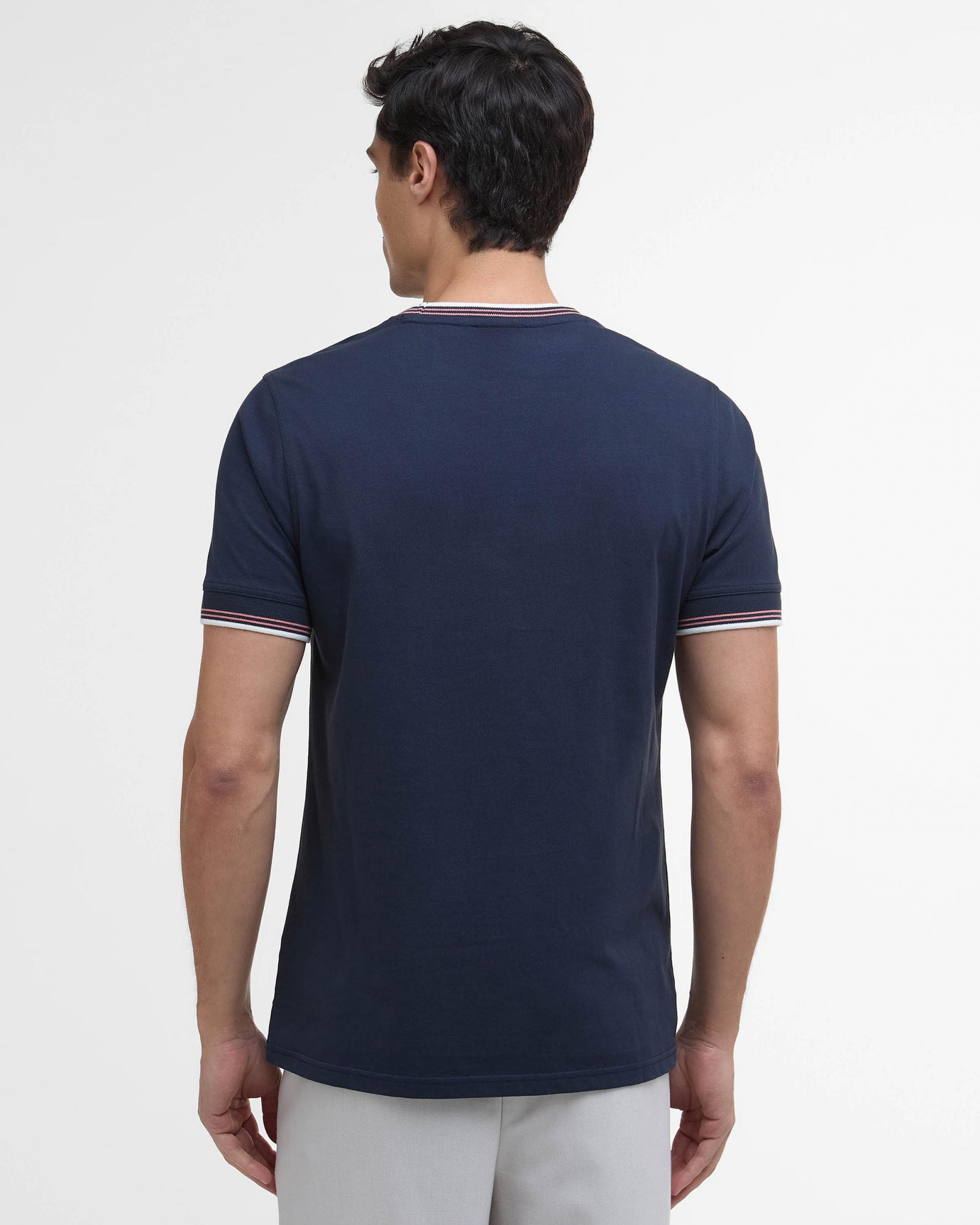 Barbour International Ethan Mens Tipped T-Shirt - Image 5