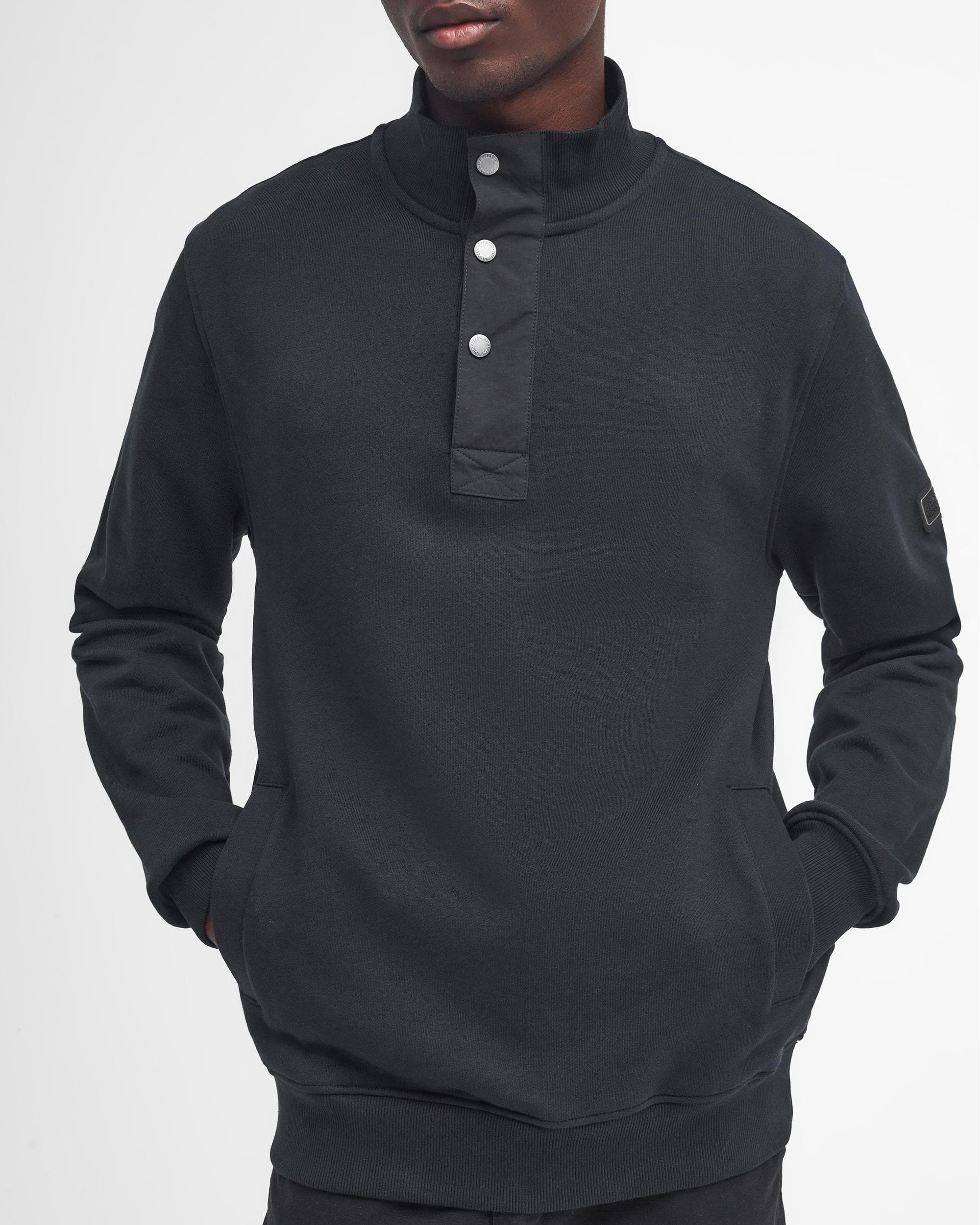 Barbour International Flight Mens Half Zip Sweatshirt - Image 3
